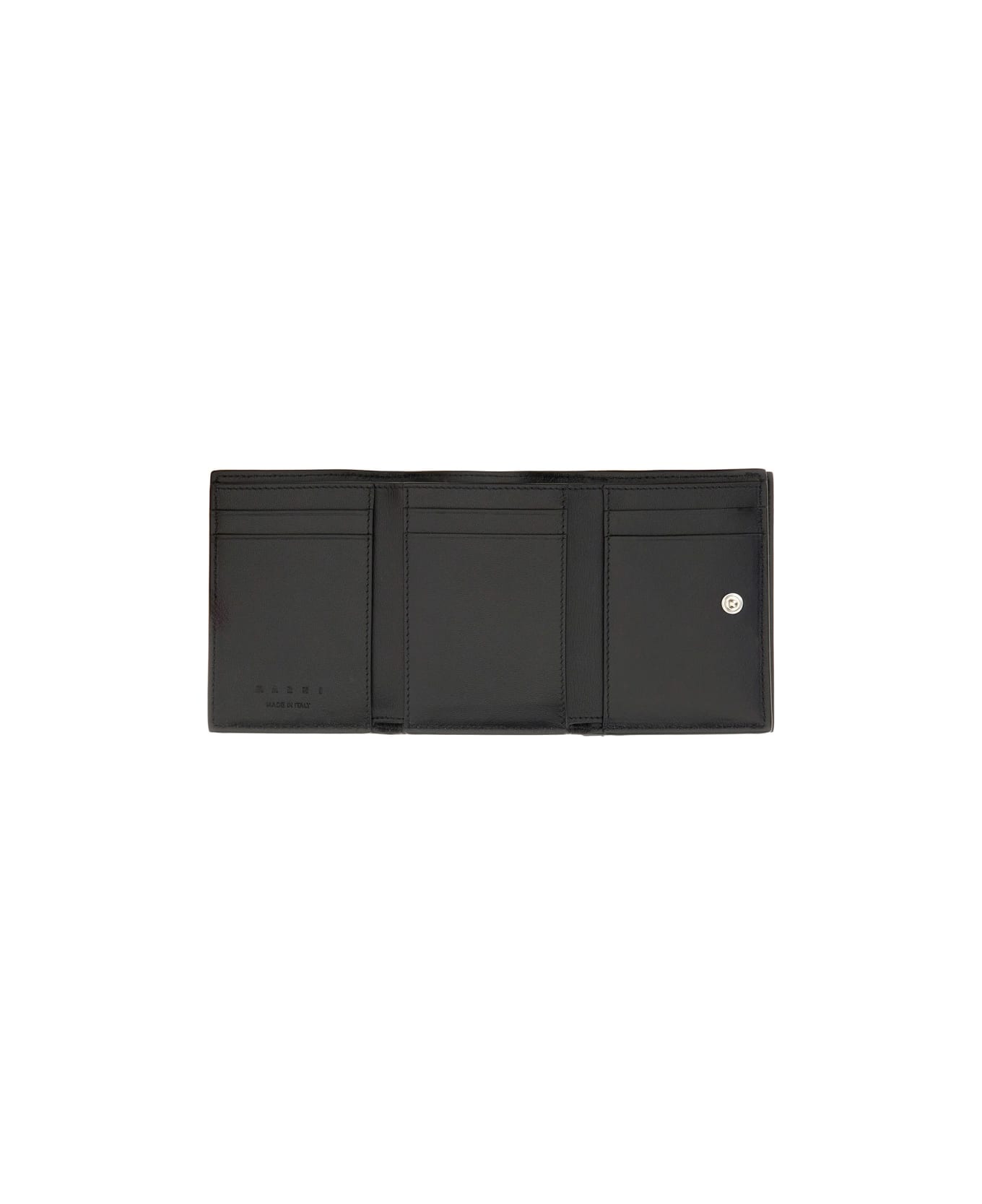 Marni Tri-fold Wallet - BLACK