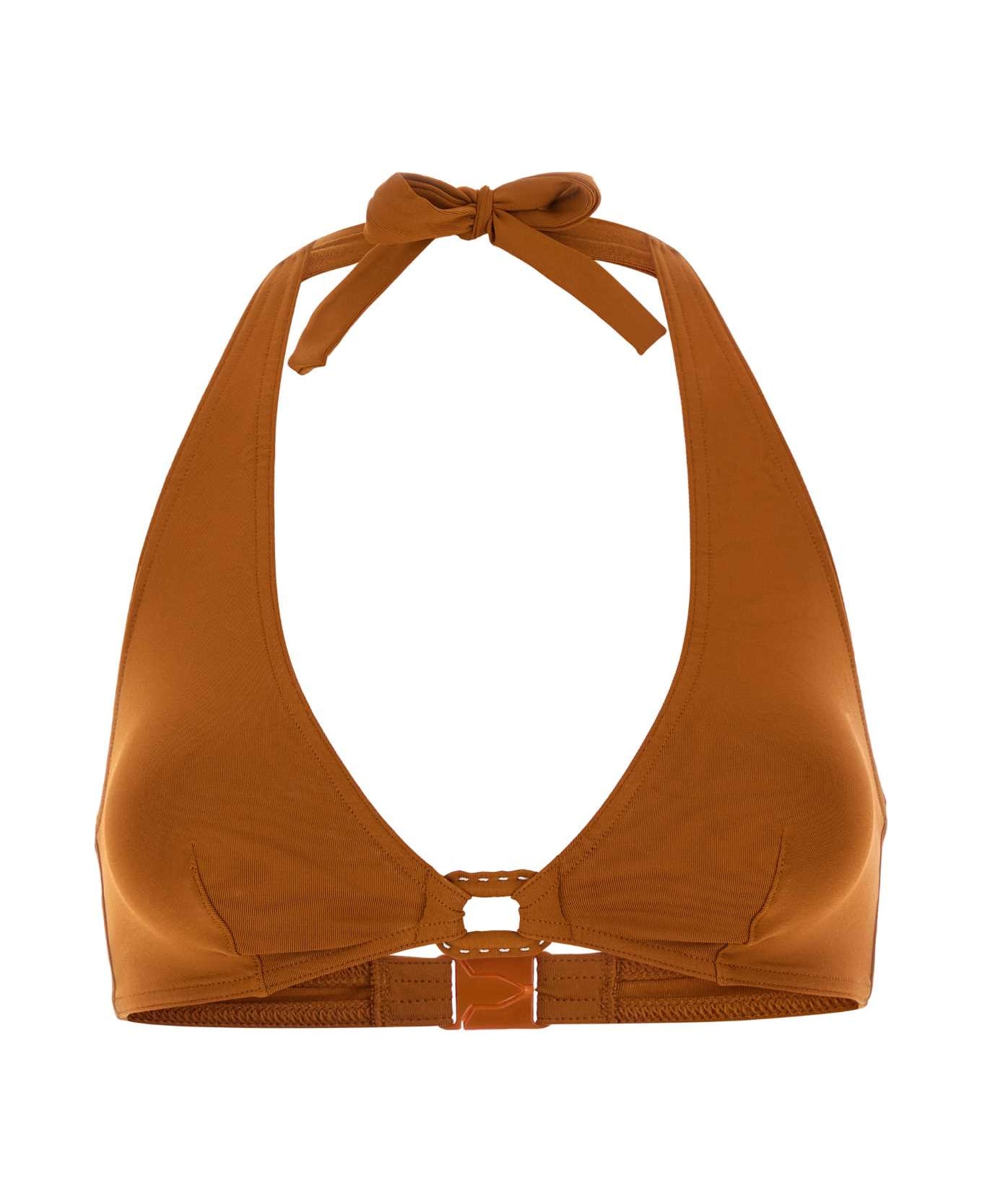 Eres Caramel Stretch Nylon Navire Bikini Top - ECORCEE25