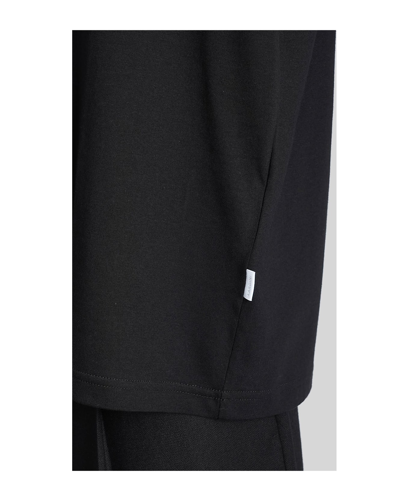 Lardini T-shirt In Black Cotton - black