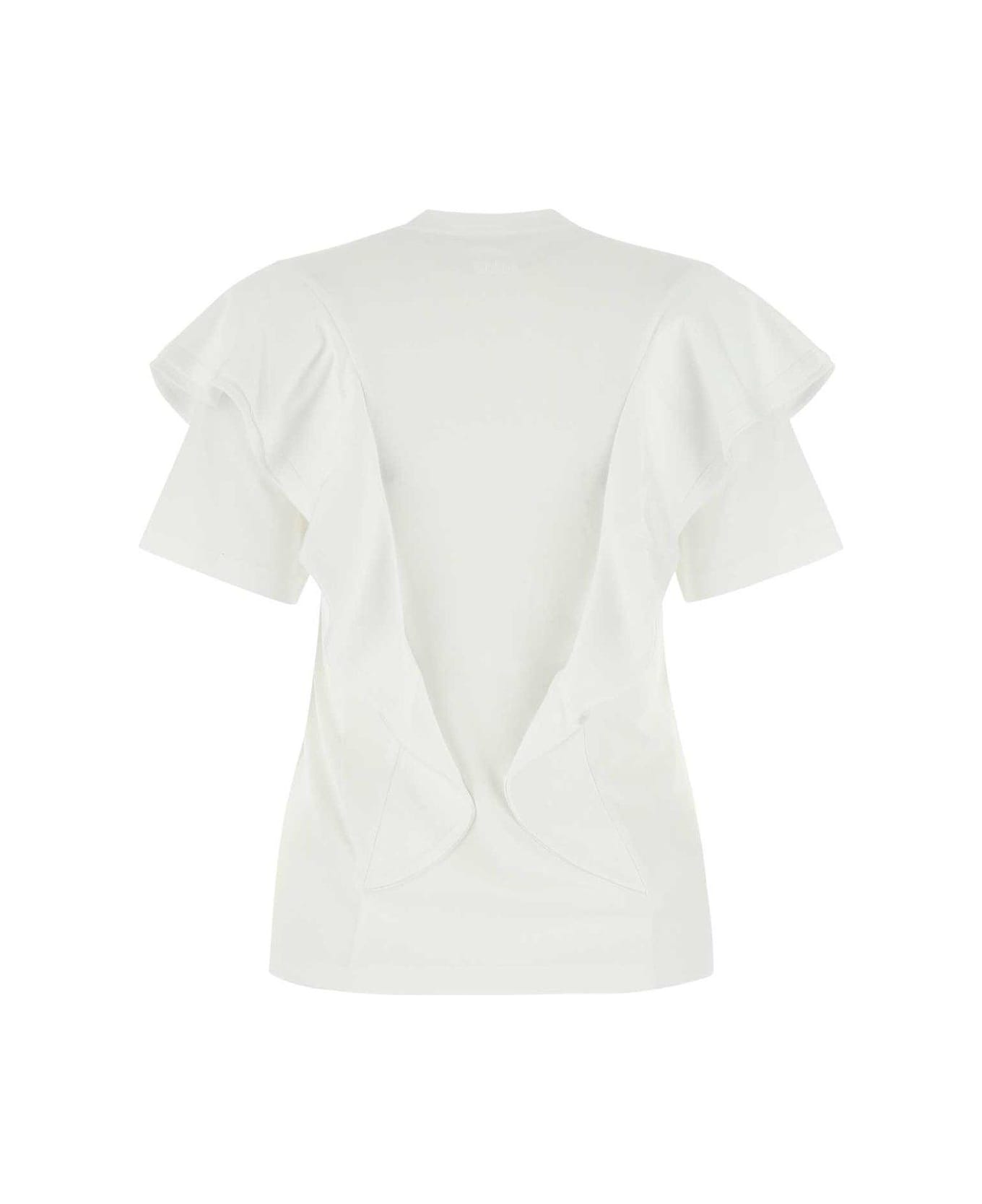 Chloé Ruffled Crewneck Short-sleeved T-shirt