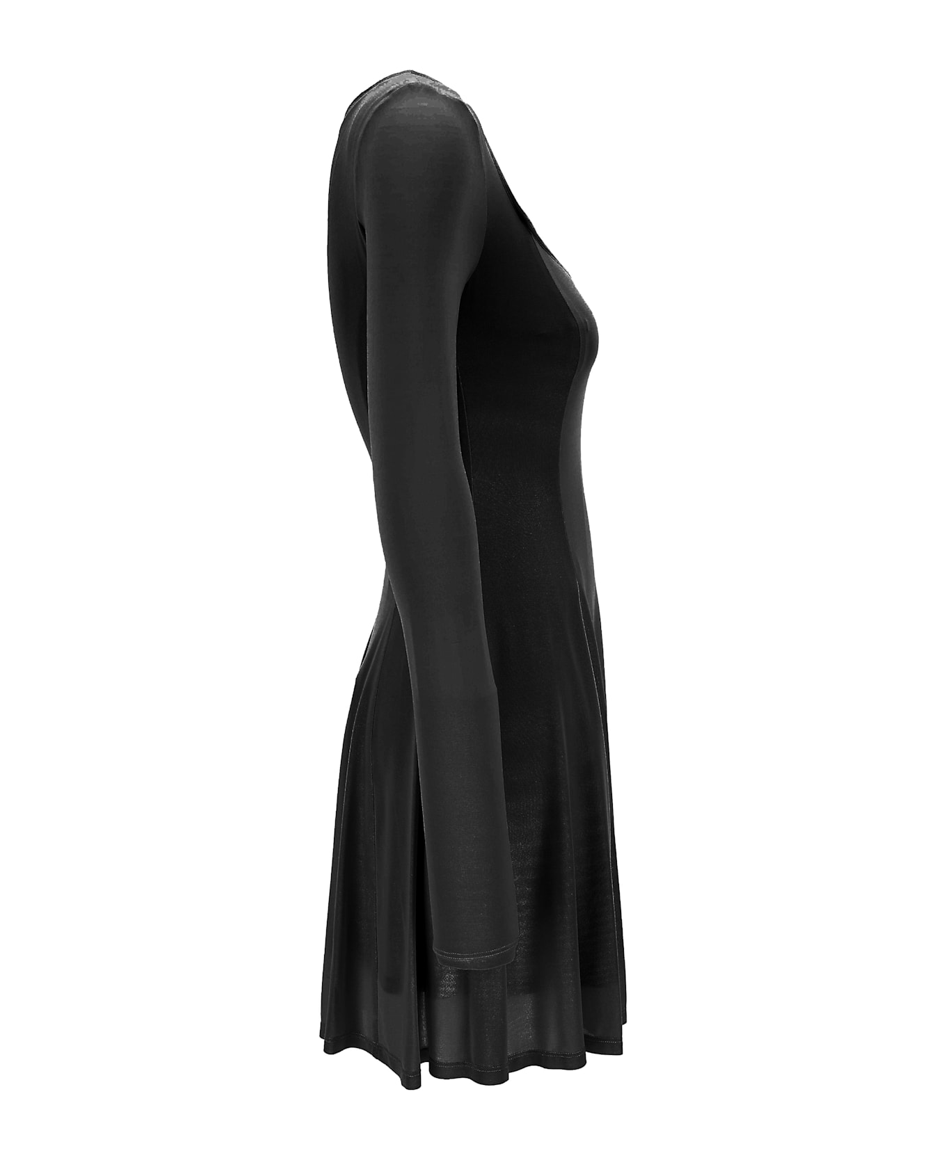 Versace Jeans Couture Dress With Long Sleeves - Black
