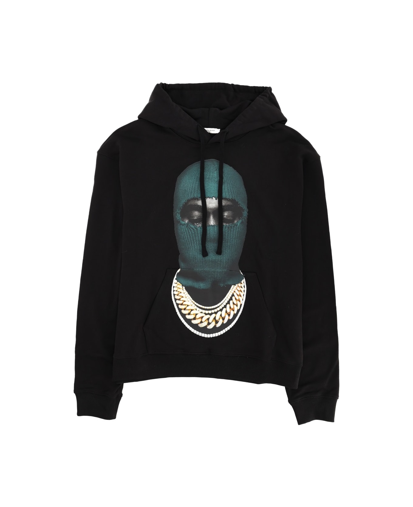 ih nom uh nit Sweatshirt With Print - BLACK
