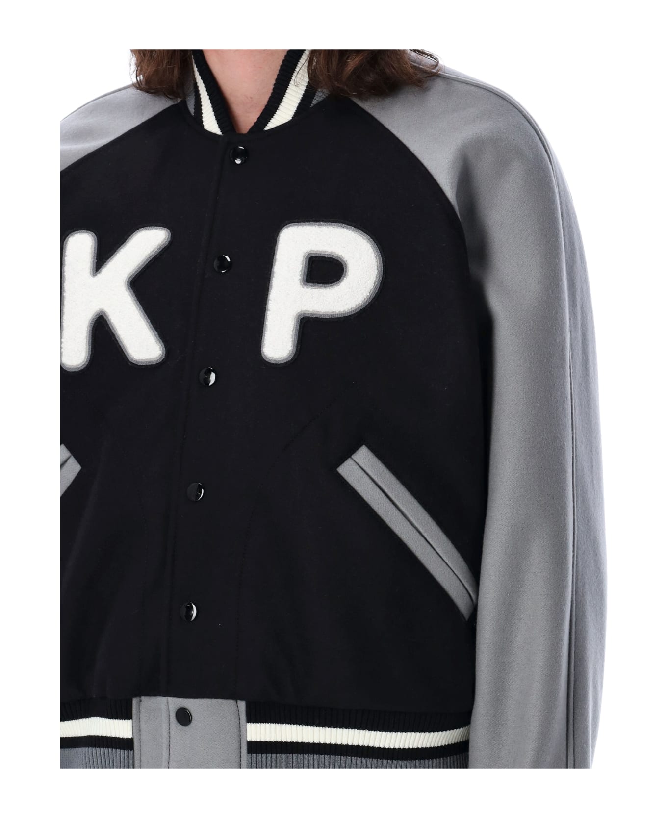 Kenzo Wool Varsity Jacket - BLACK ブレザー