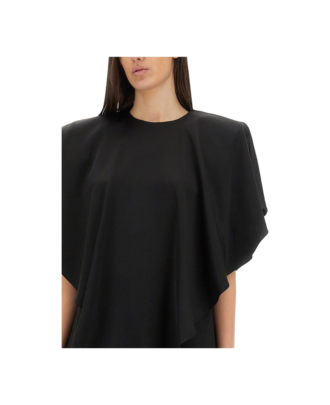 Stella McCartney Draped Top - BLACK