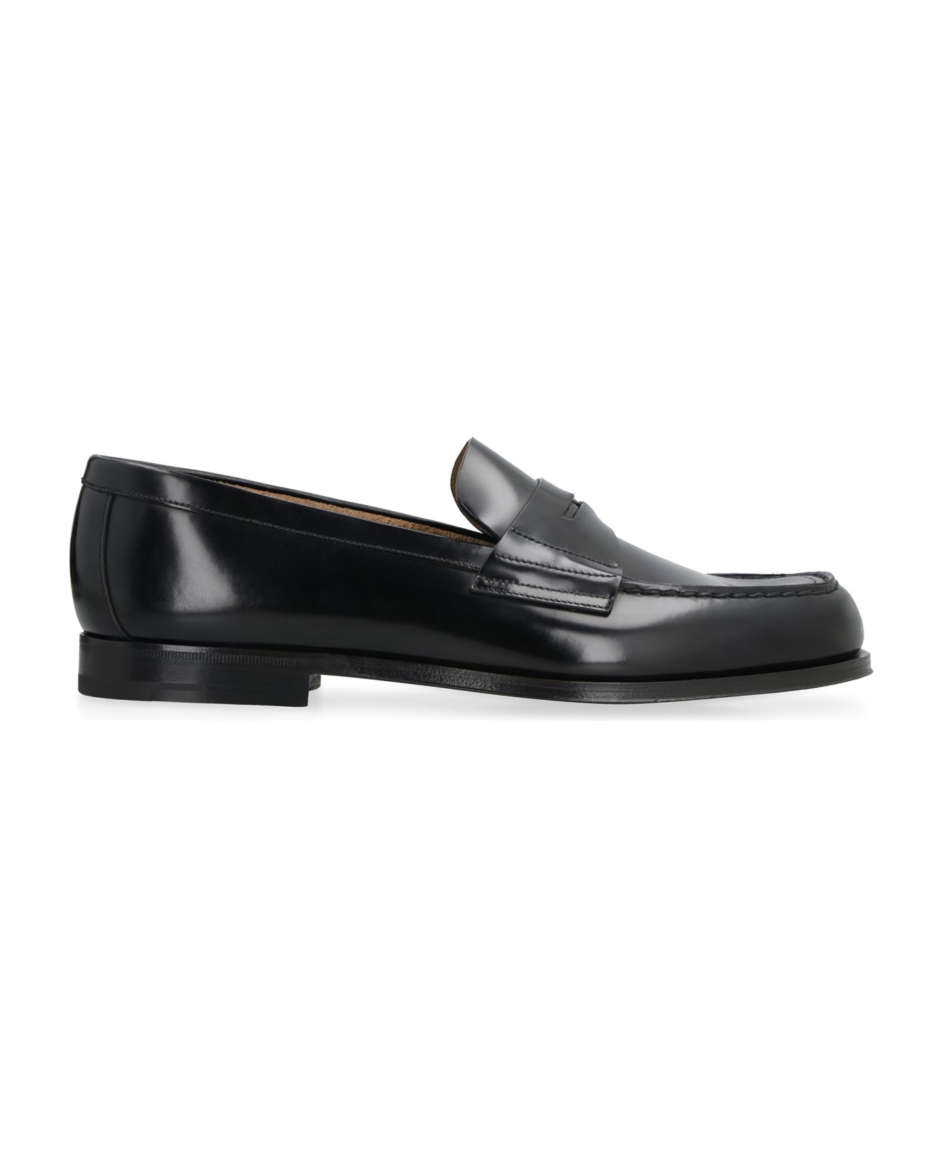 Prada Brushed Leather Loafers | italist