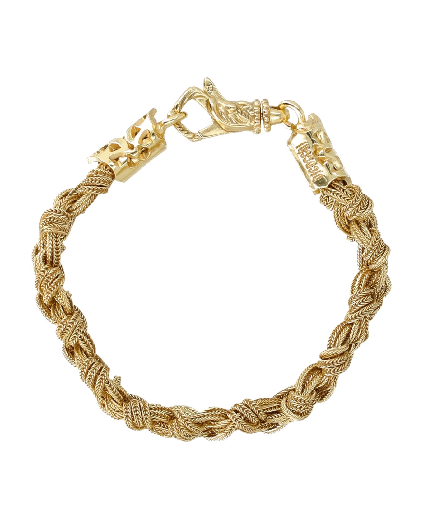 Emanuele Bicocchi Braided Knot Large Bracelet - GOLD