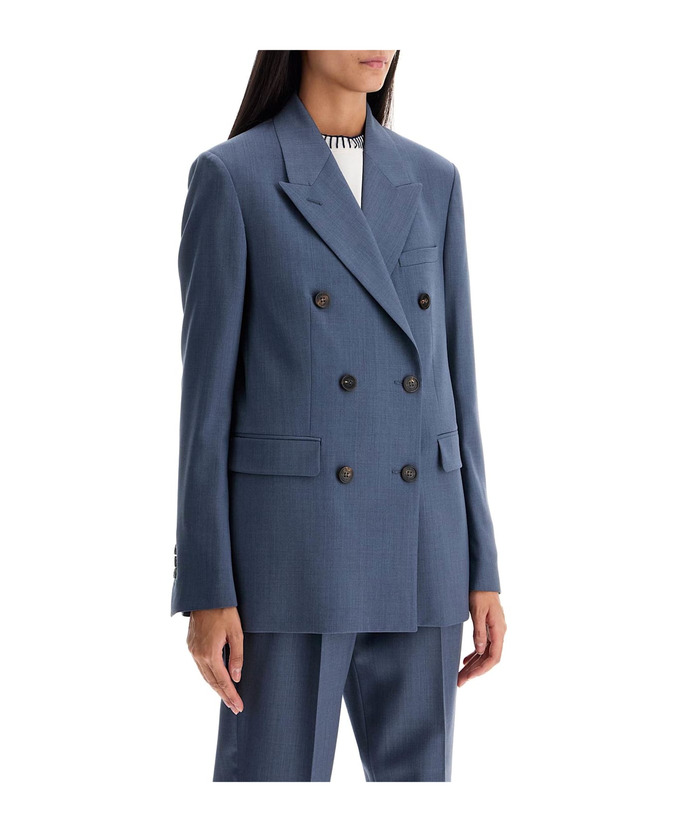 Golden Goose Double-breasted Blazer - Grisallie