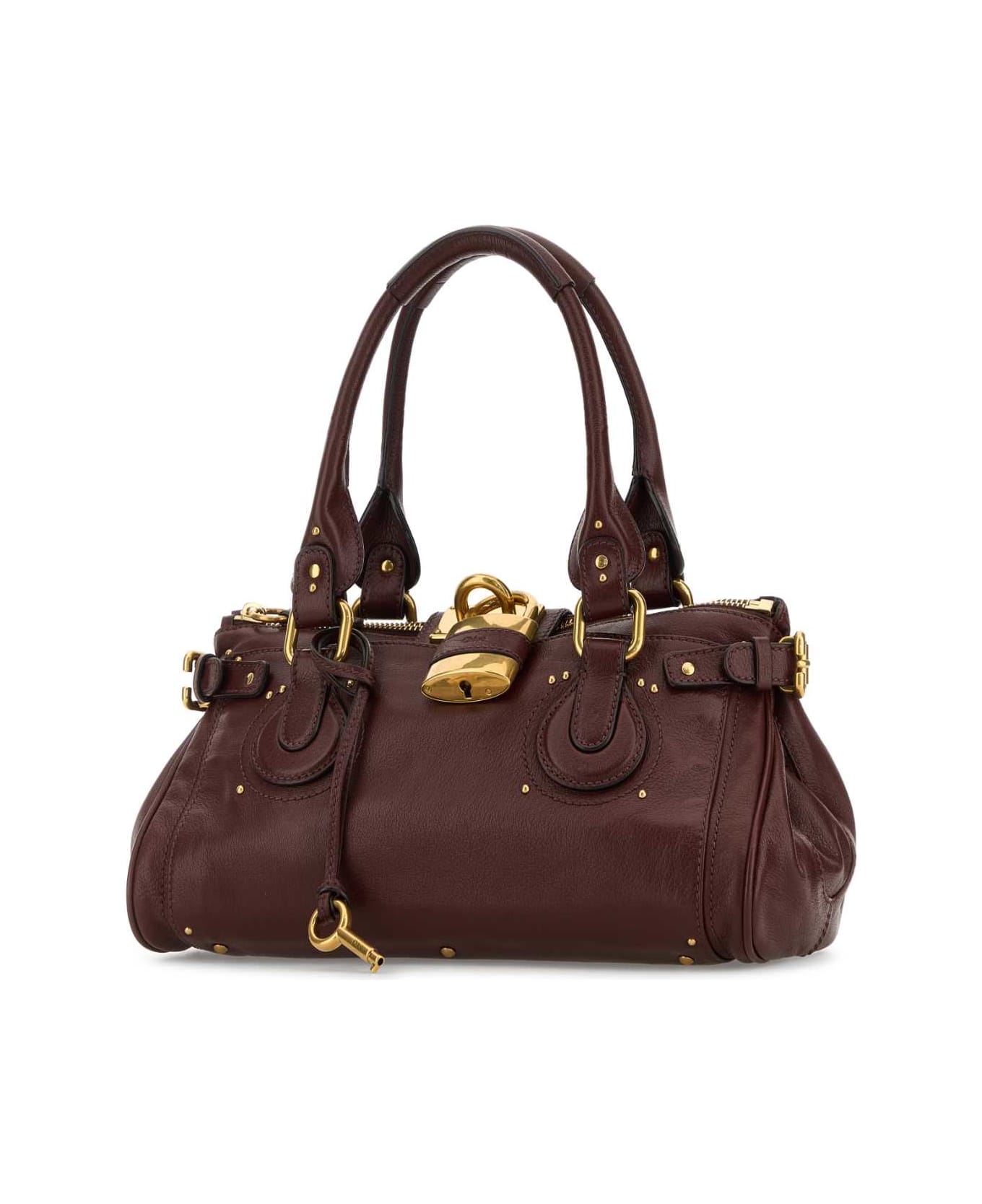 Chloé Chocolate Leather Paddington Shoulder Bag - CRAFTYBROWN