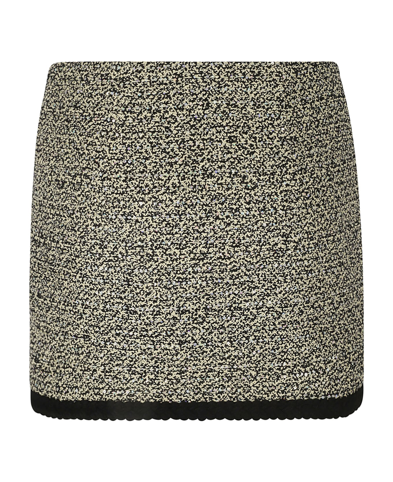 Alessandra Rich Knitted Skirt - Yellow