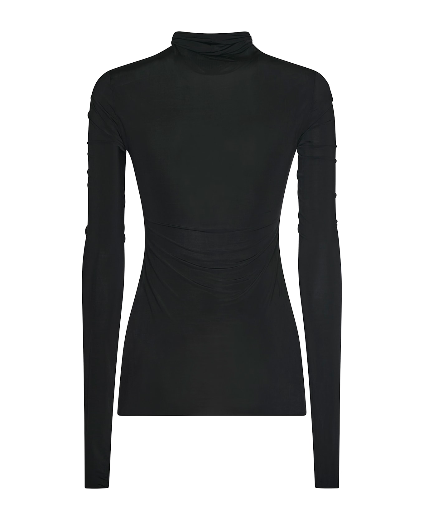 Philosophy di Lorenzo Serafini High Neck Jersey Top - Black