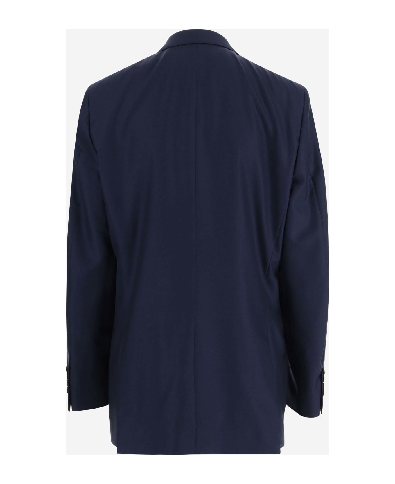 Armarium Single-breasted Wool Jacket - Blue