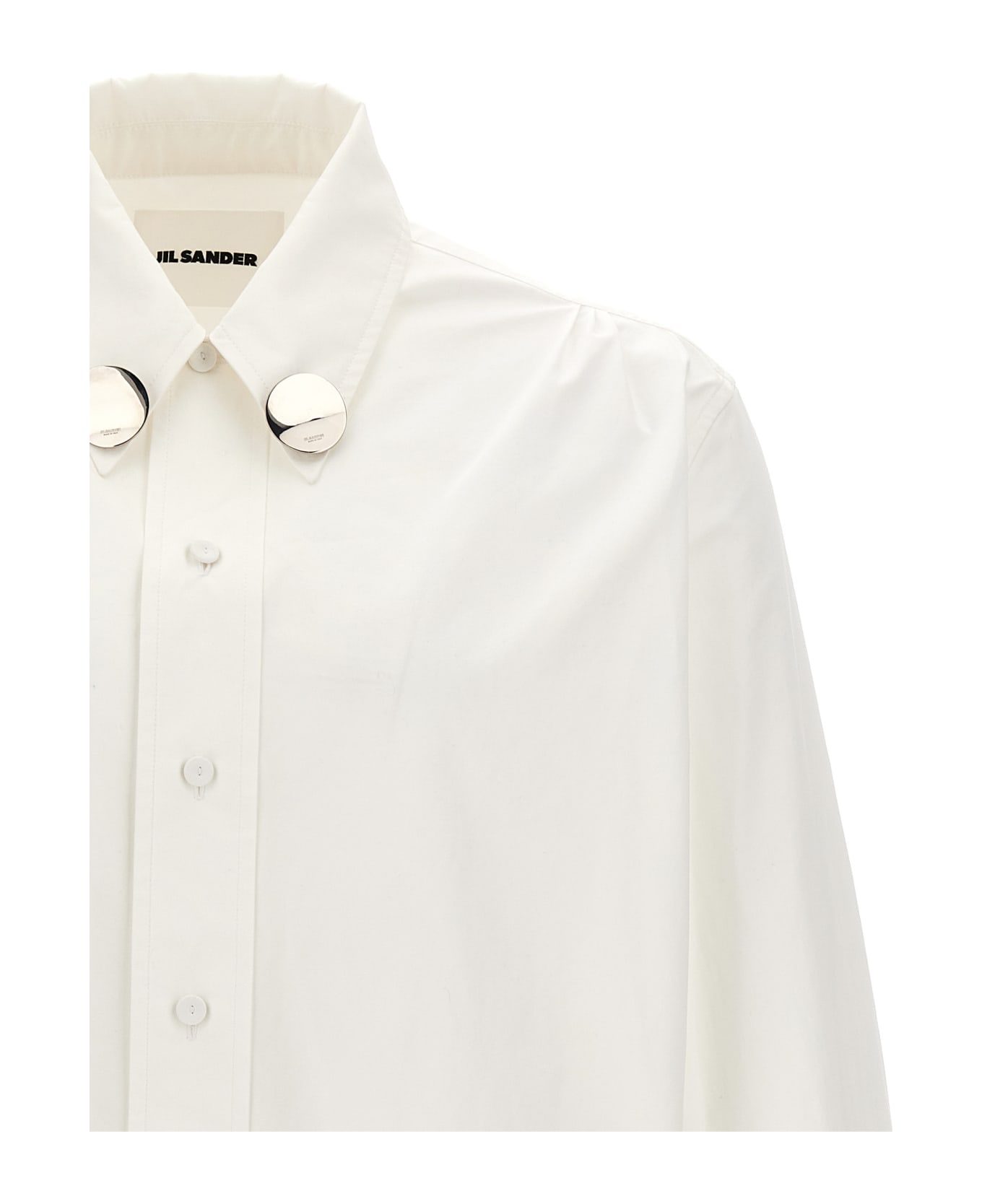 Jil Sander Jewel Detail Shirt - White シャツ