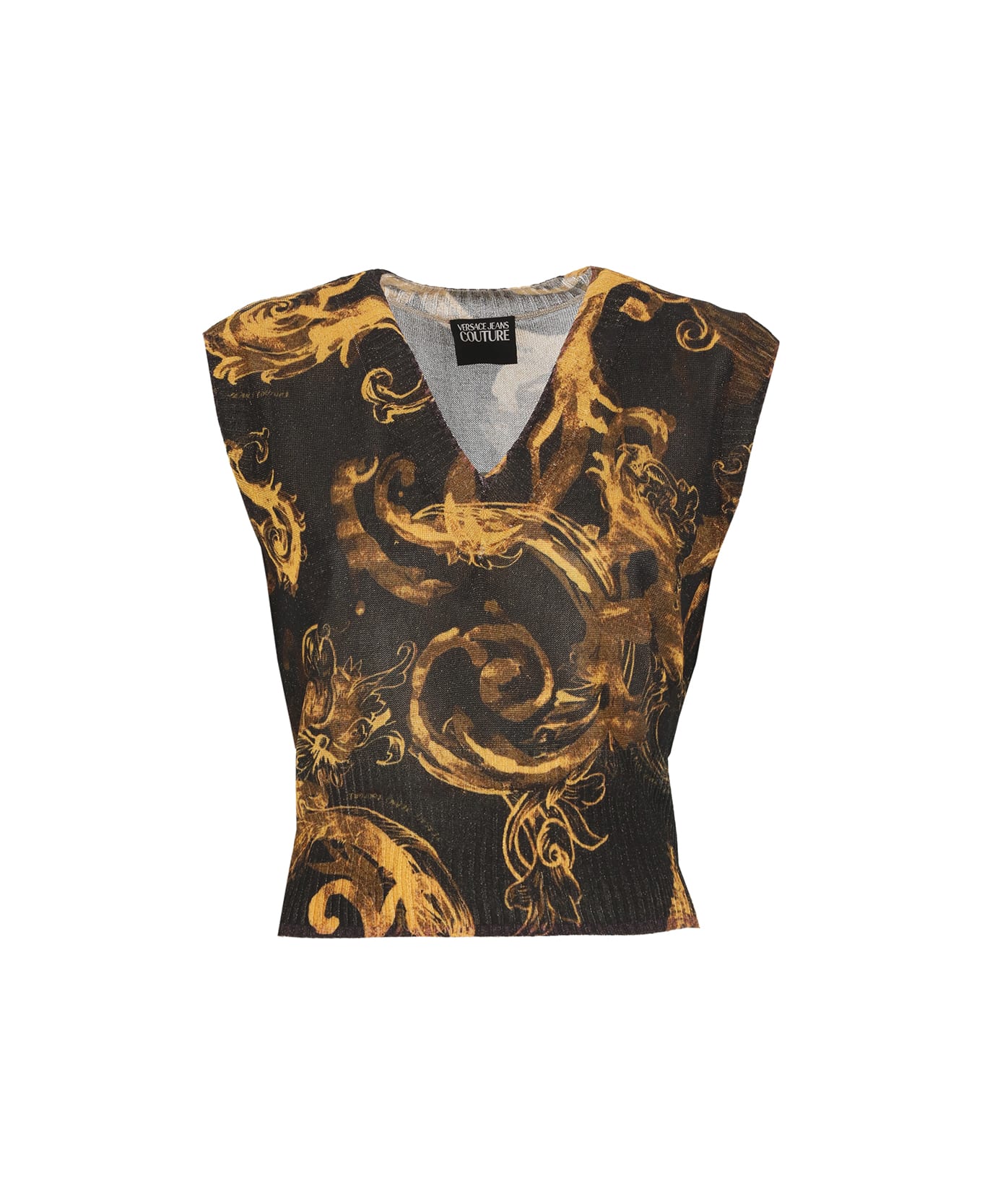 Versace Jeans Couture Watercolour Couture Sweater - Black