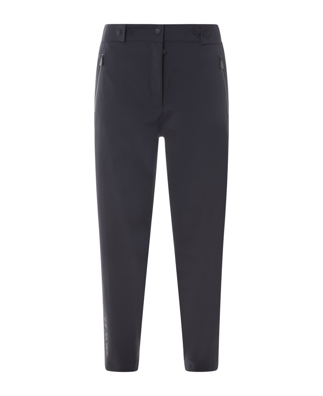 Moncler Grenoble Black Polyamide Blend Trousers - Black