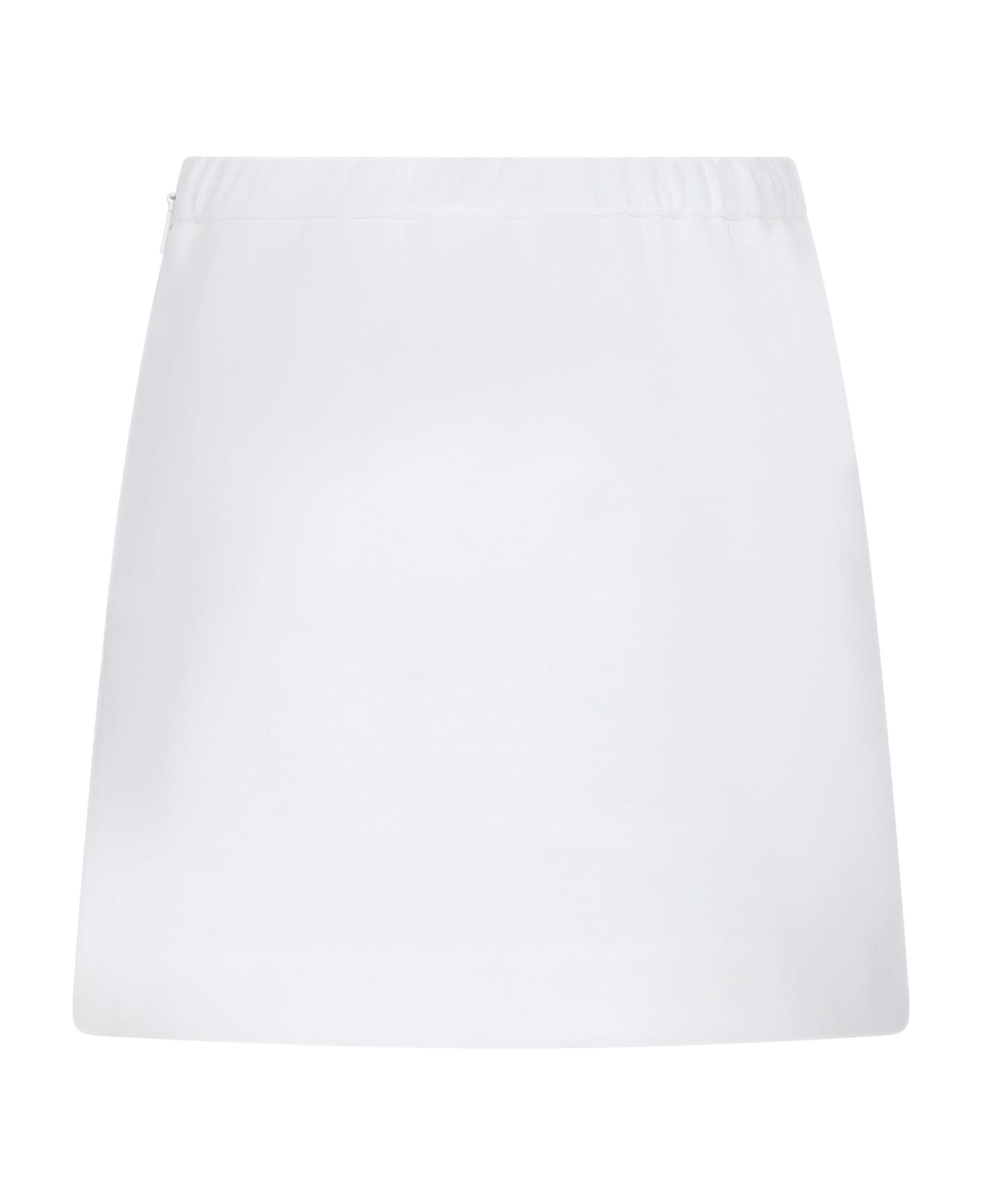 Gucci Logo White Casual Skirt For Girl With for G - Bianco