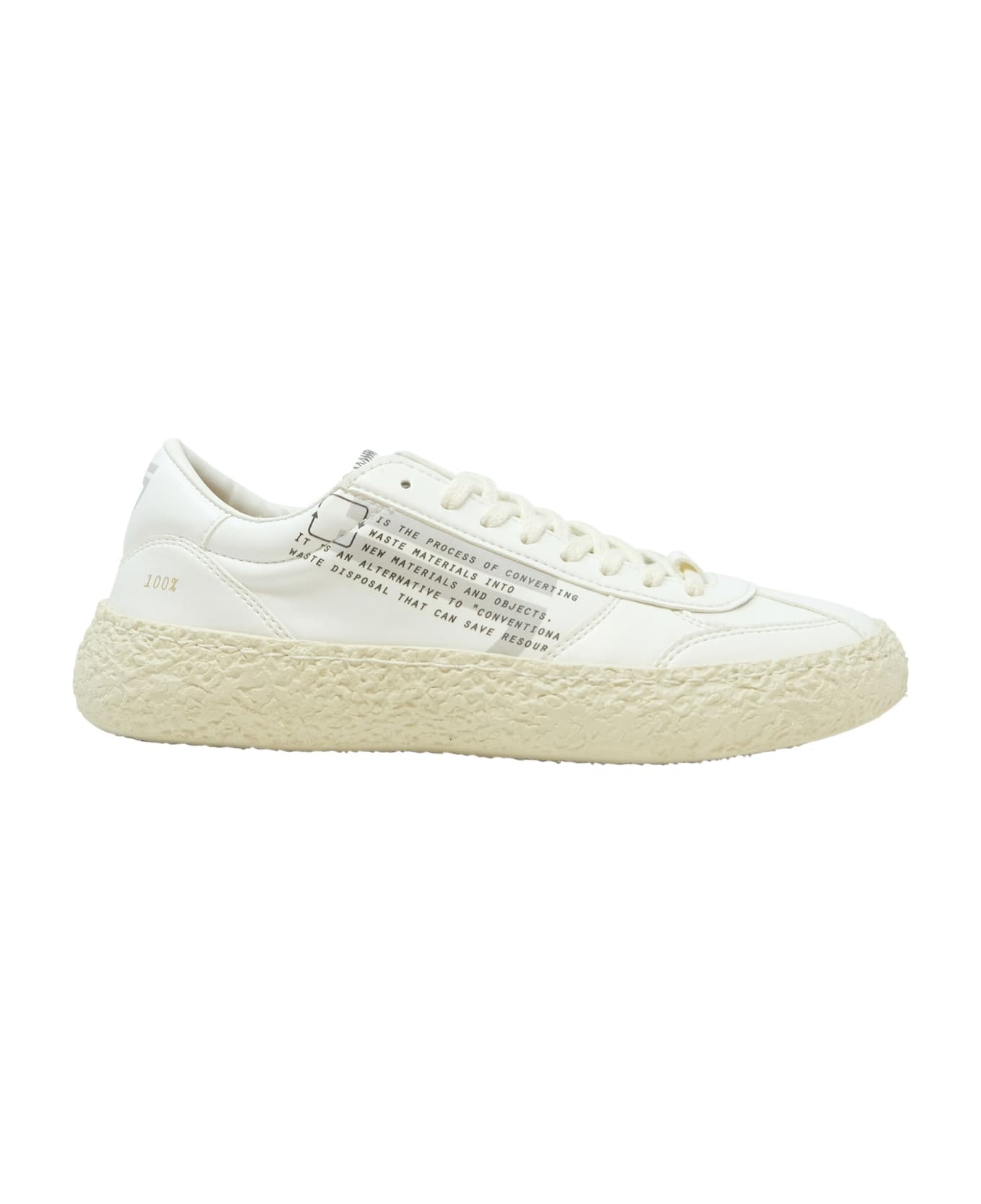 Puraai Leather Sneakers - WHITE