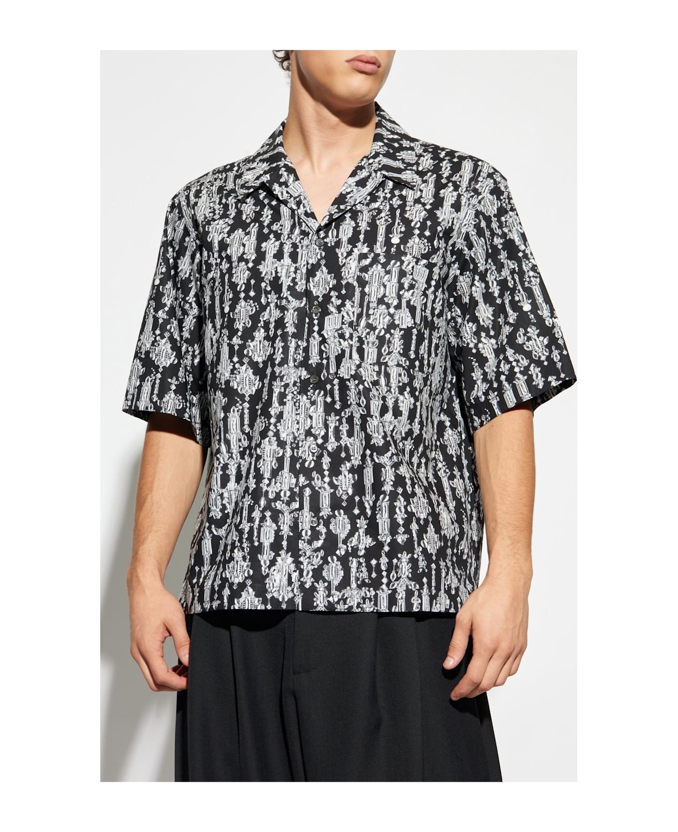 Alexander McQueen Shirt With Pocket - BLACK