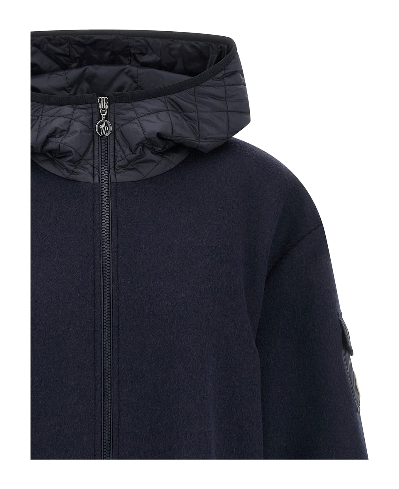 Moncler Two-material Hood - Blue