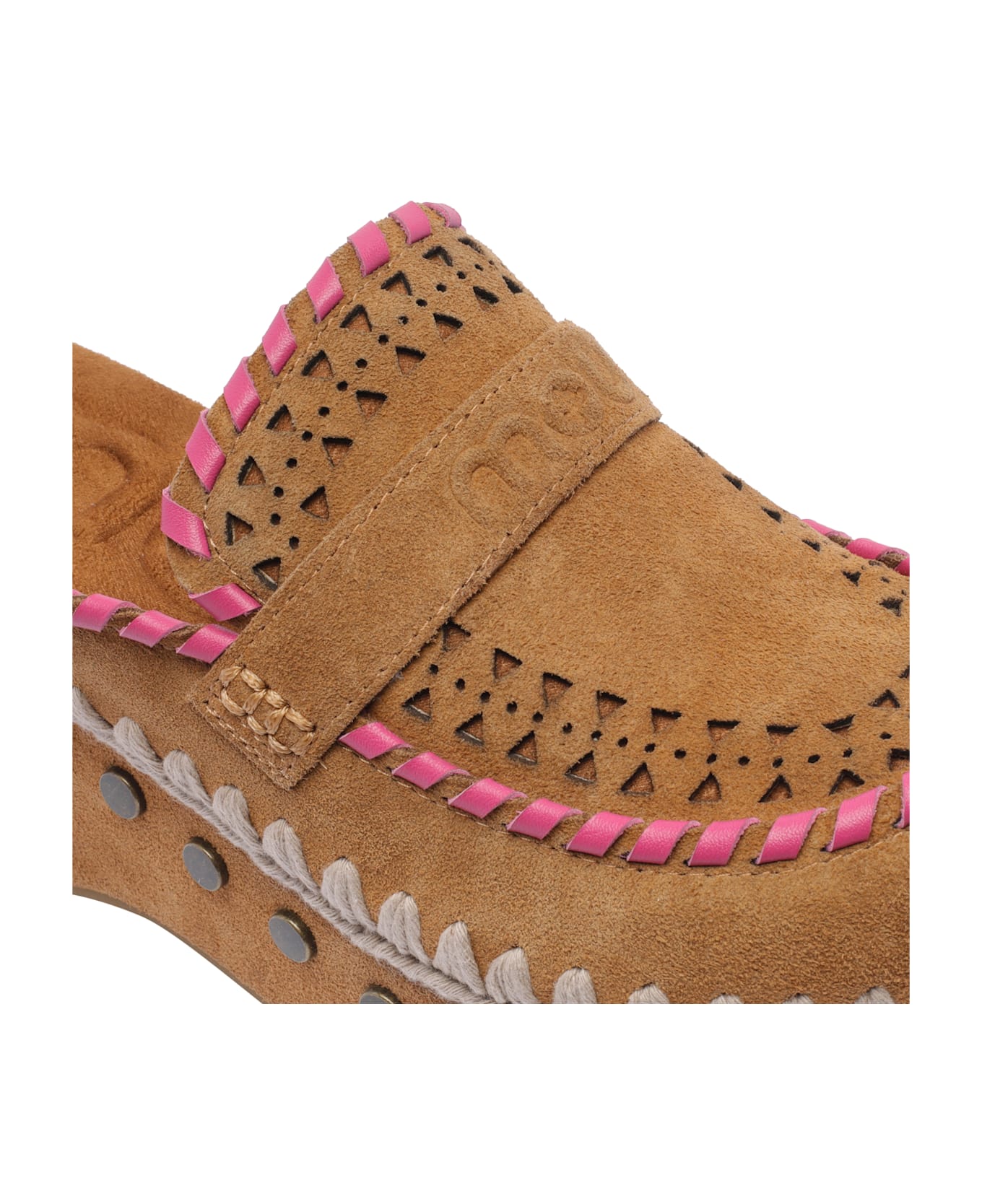 Mou Clog Mules - Brown