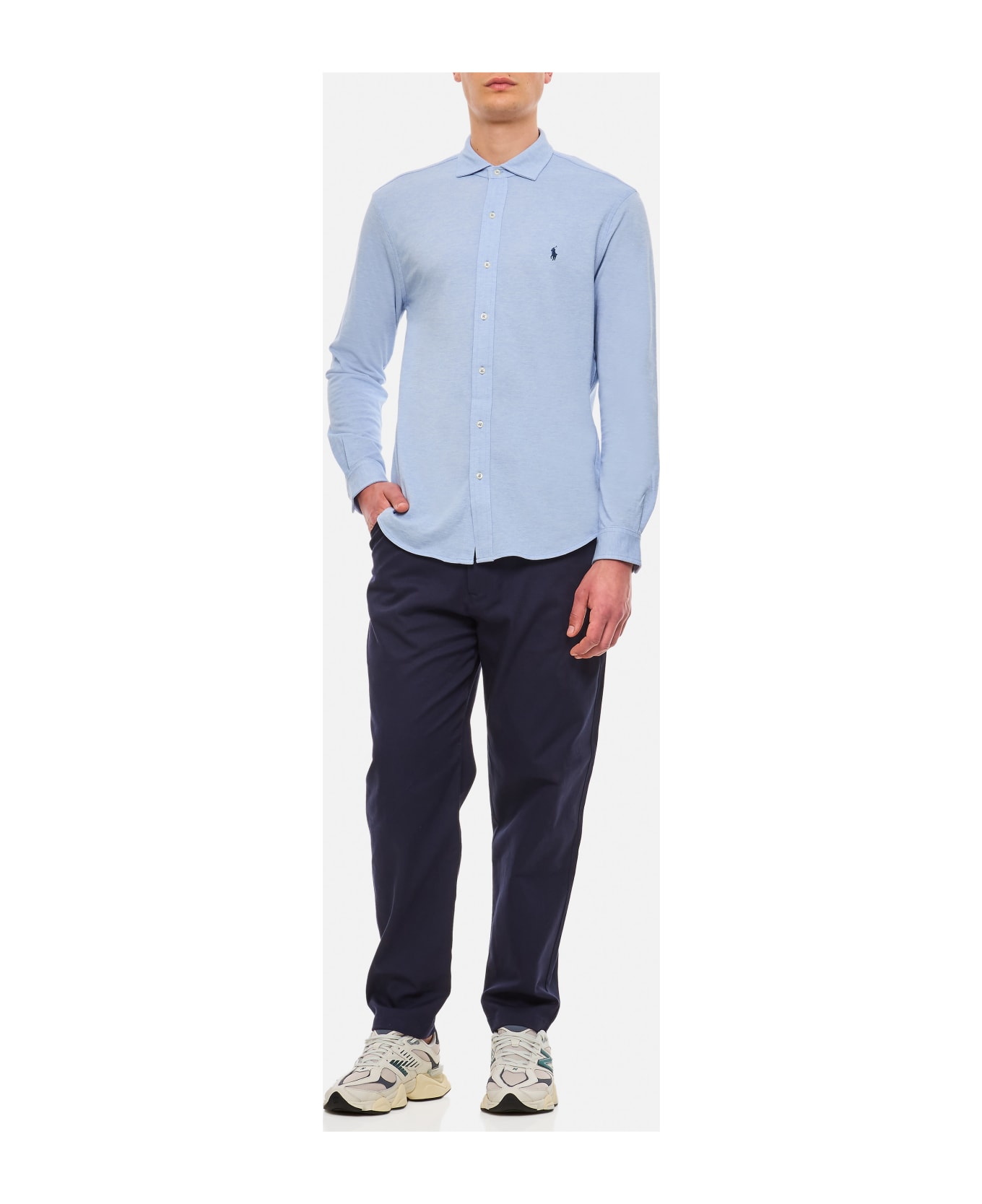 Polo Ralph Lauren Sport Cotton Shirt - Clear Blue