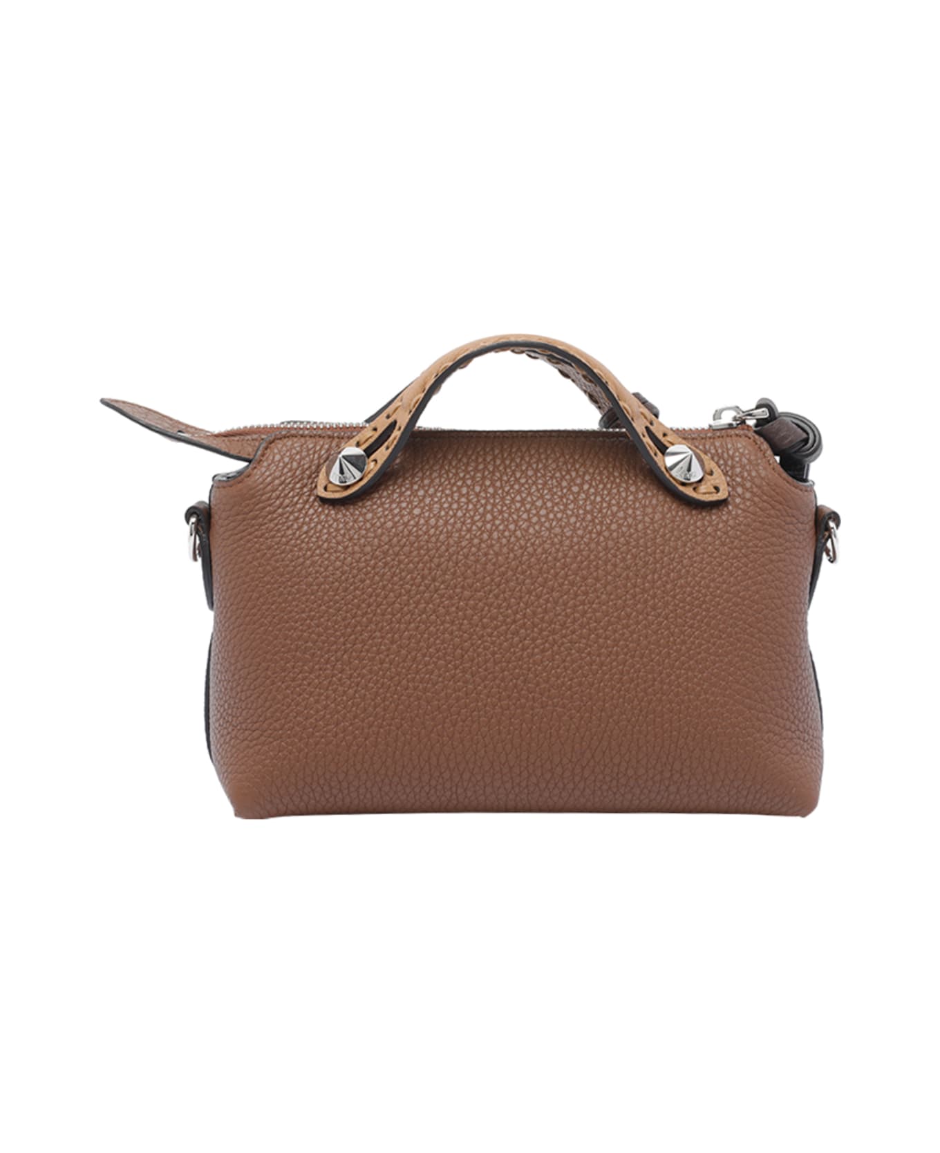 Fendi Mini By The Way Selleria Handbag - Brown