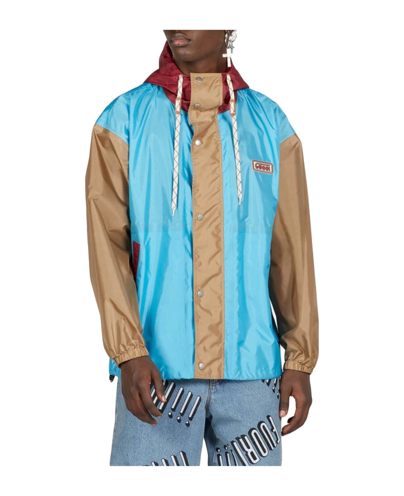 Gucci Hooded Lightweight Jacket - Multicolor ジャケット