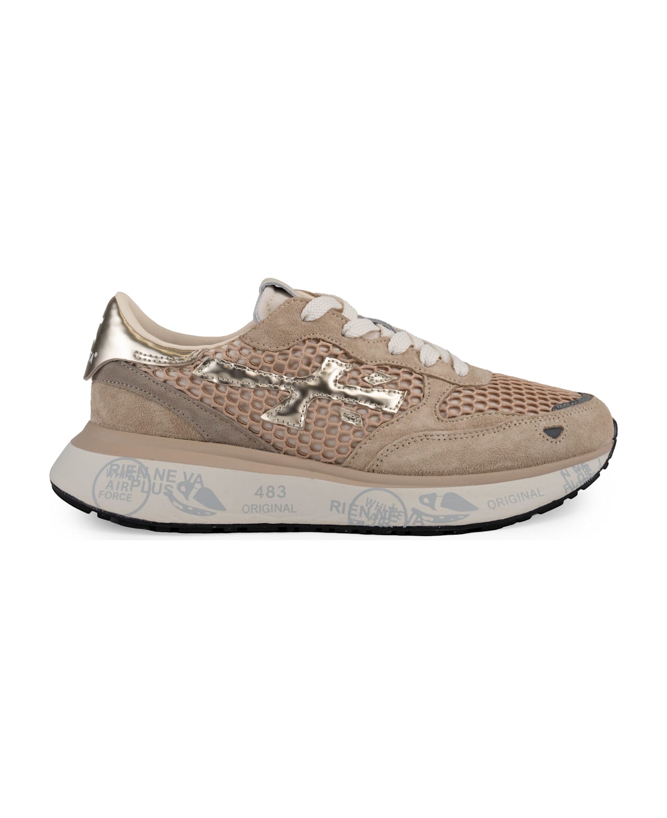 Premiata Sneakers Lauryn 7486 - Sabbia/oro