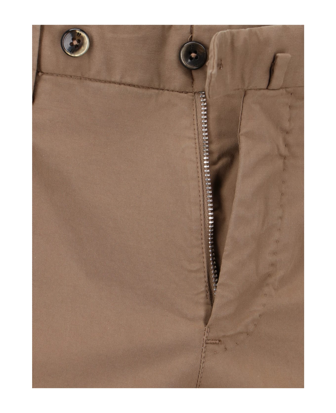 PT Torino Straight Trousers - Brown