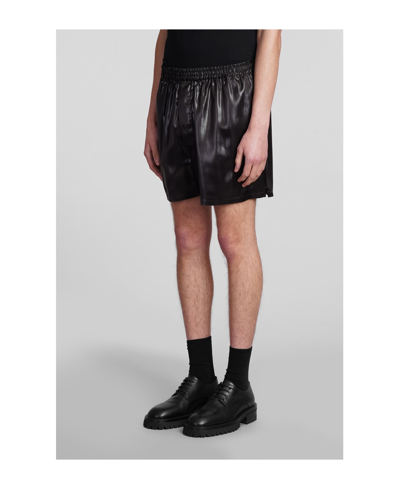 Sapio N42 Shorts In Black Triacetate - black ショートパンツ