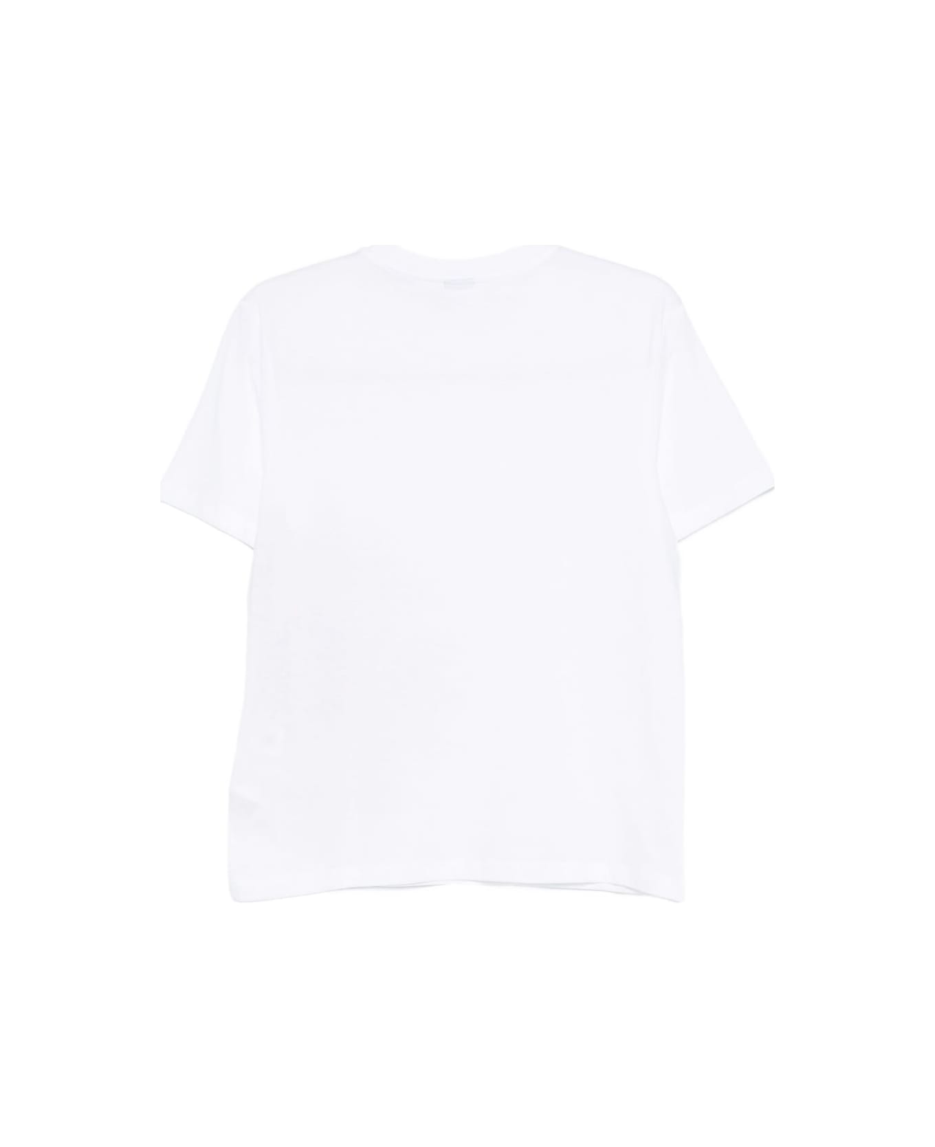 PS by Paul Smith Zinnia Print Cotton T-shirt - White