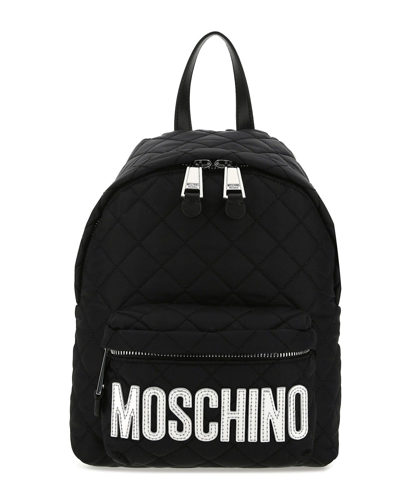 Moschino Black Nylon Backpack - C バックパック