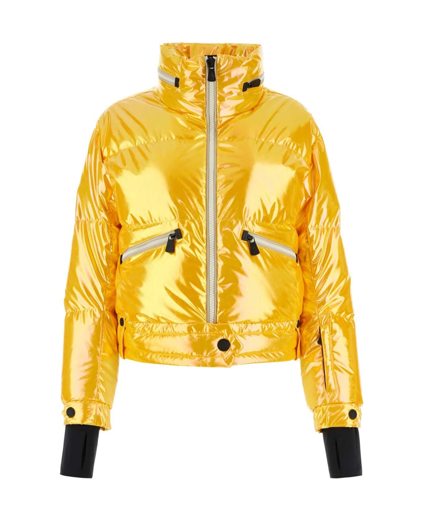 Moncler Grenoble Yellow Polyester Biche Down Jacket - M10