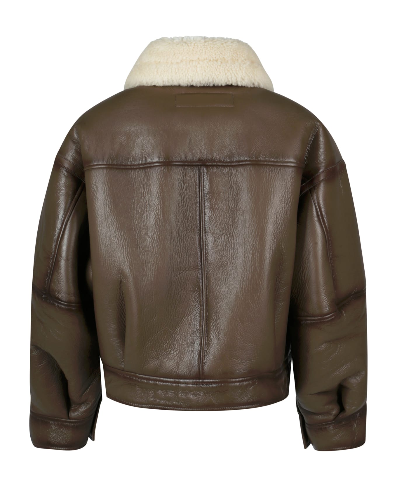 Acne Studios Leather Jacket - BROWN