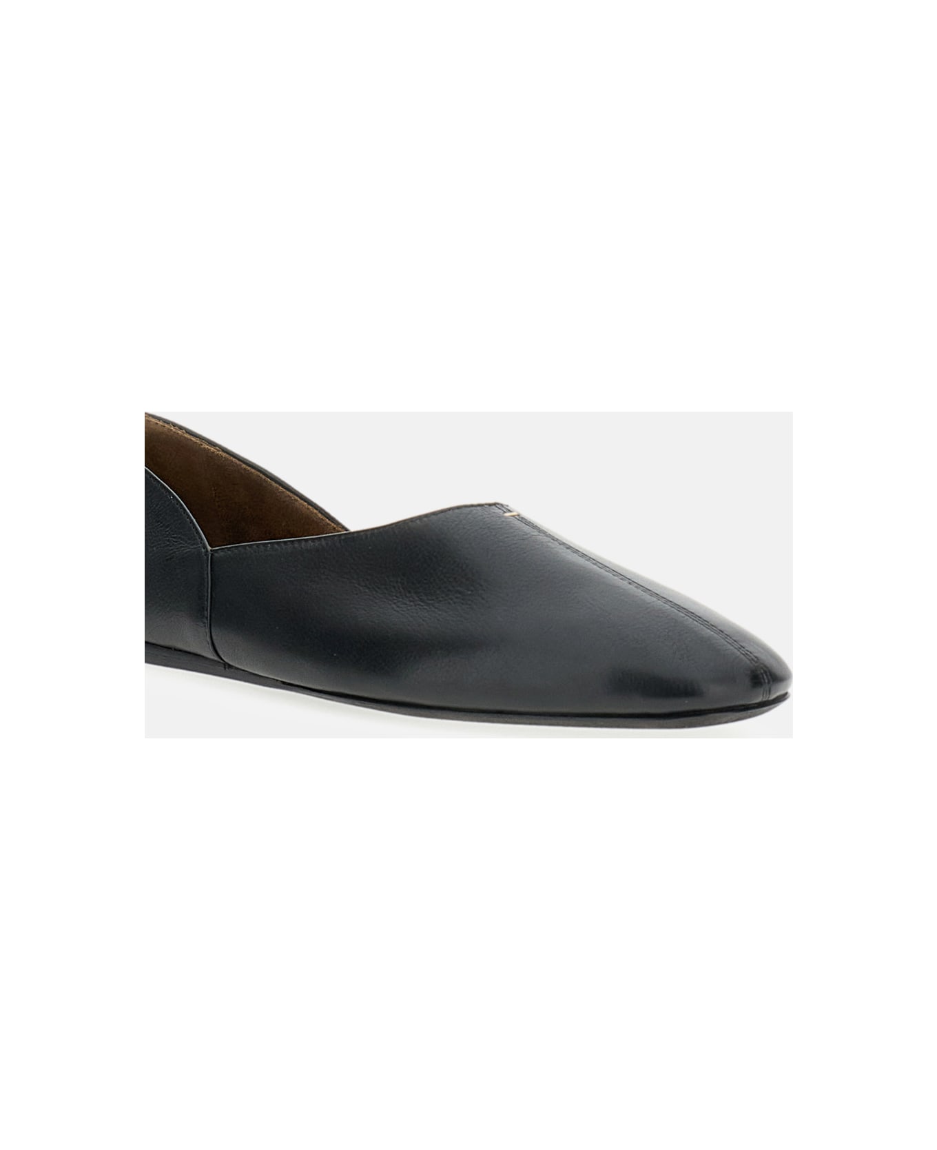 Khaite Jane Flat Ballerina - Black