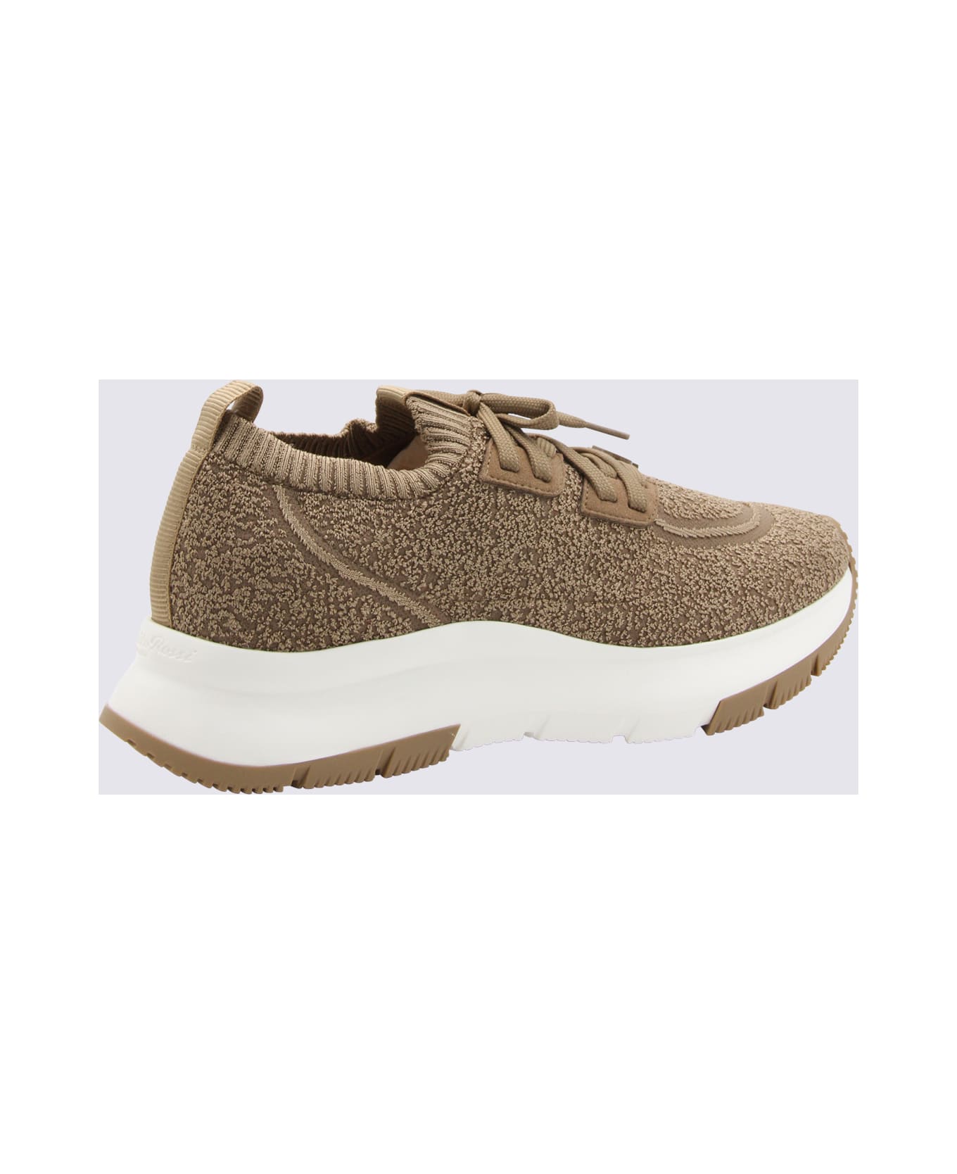 Gianvito Rossi Camel Canvas Sneakers - Brown スニーカー