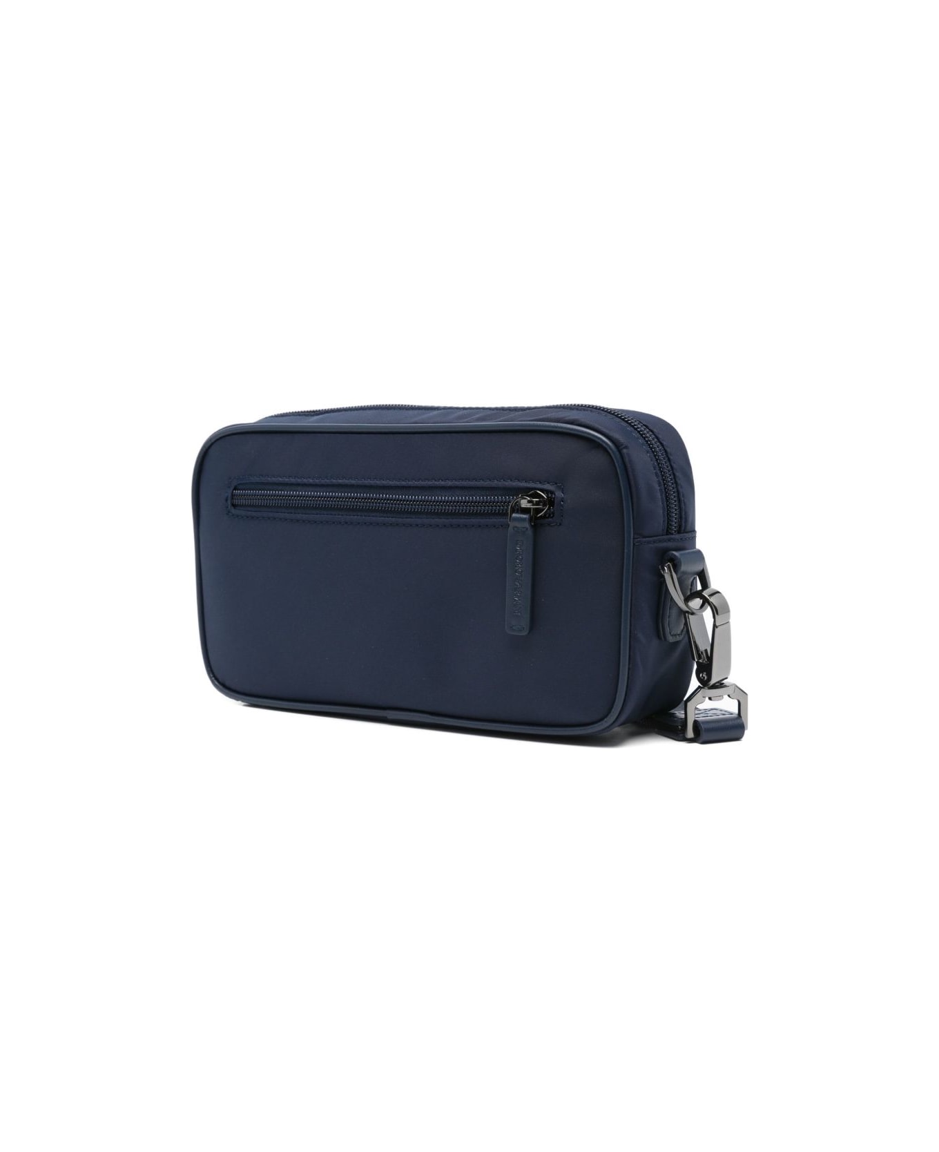 Emporio Armani Nylon Washbag - Blue