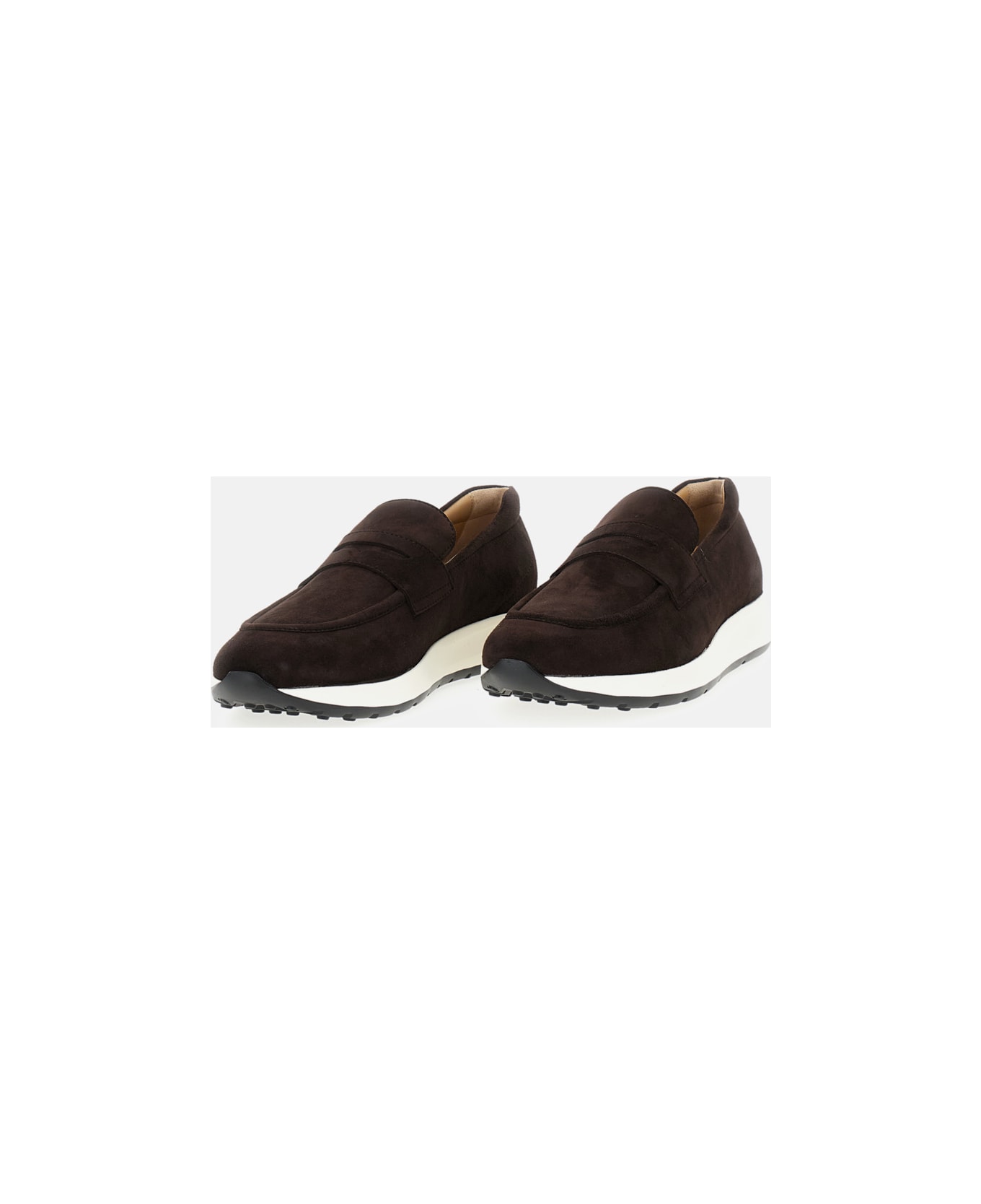 Tod
s Red Hot Pashmy Suede Loafer-sneakers - Brown