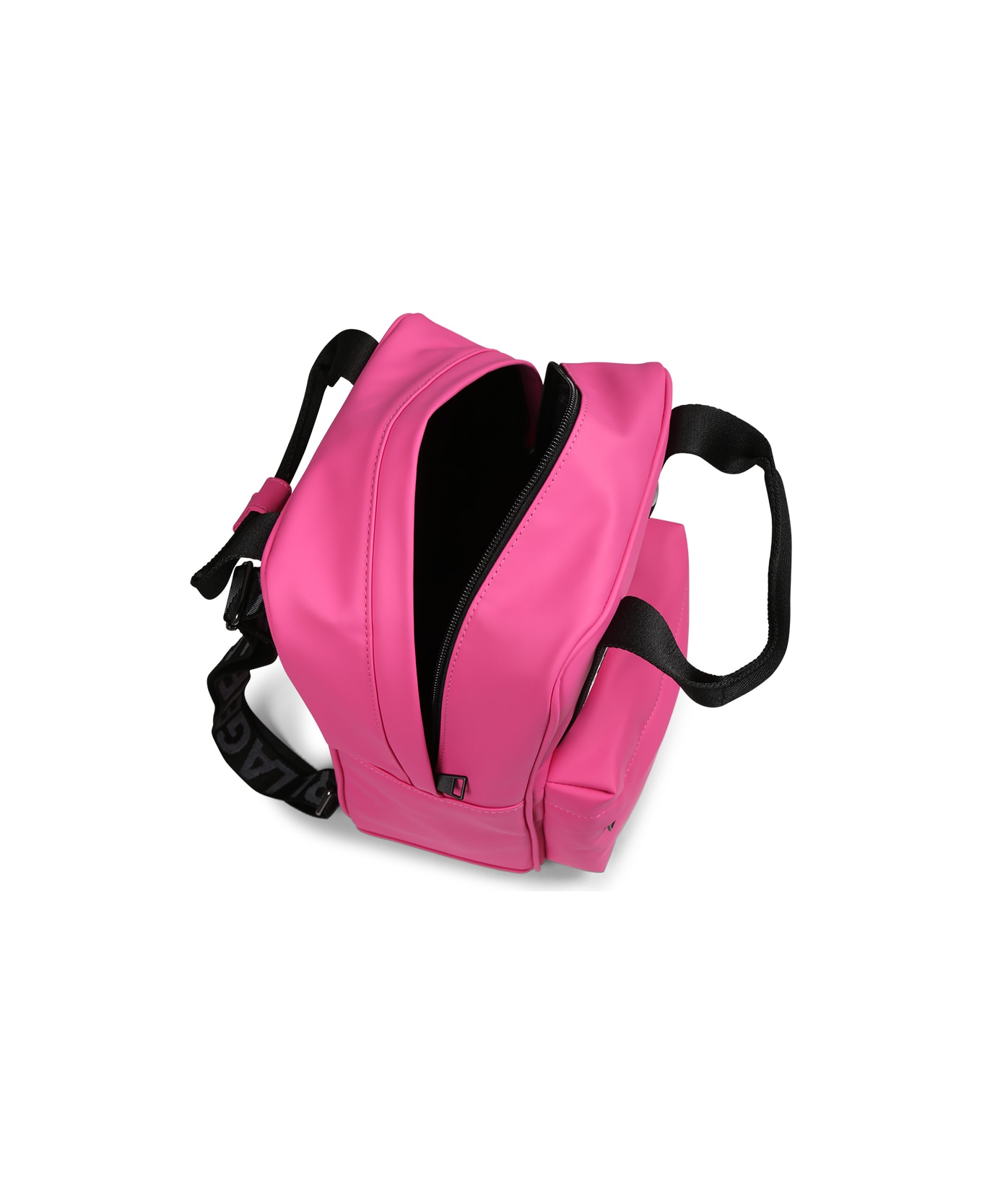 Karl Lagerfeld Kids Fuchsia Backpack For Girl With Choupette - Fuchsia