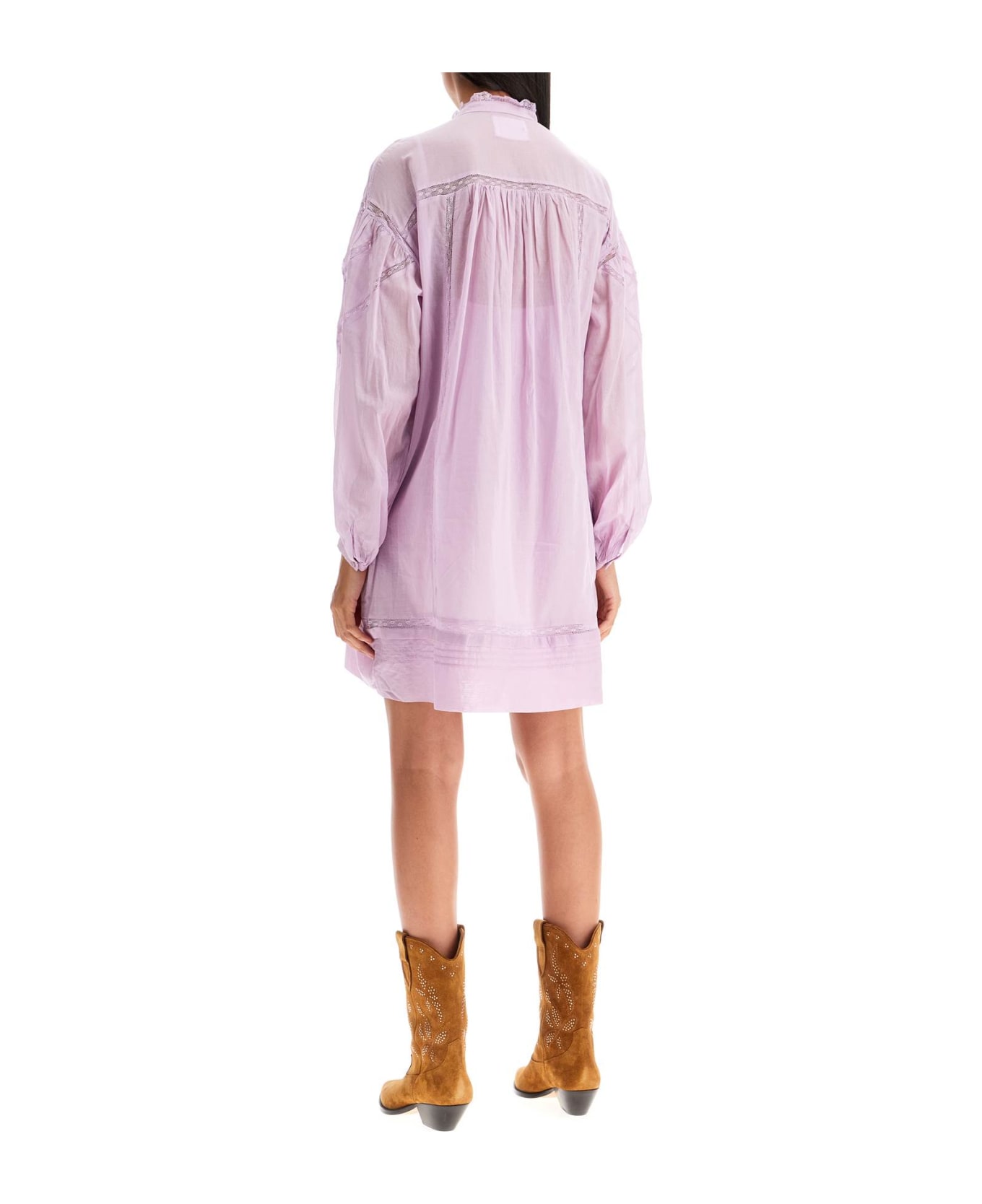 Marant Étoile Galia Mini Dress - LILAC (Purple)