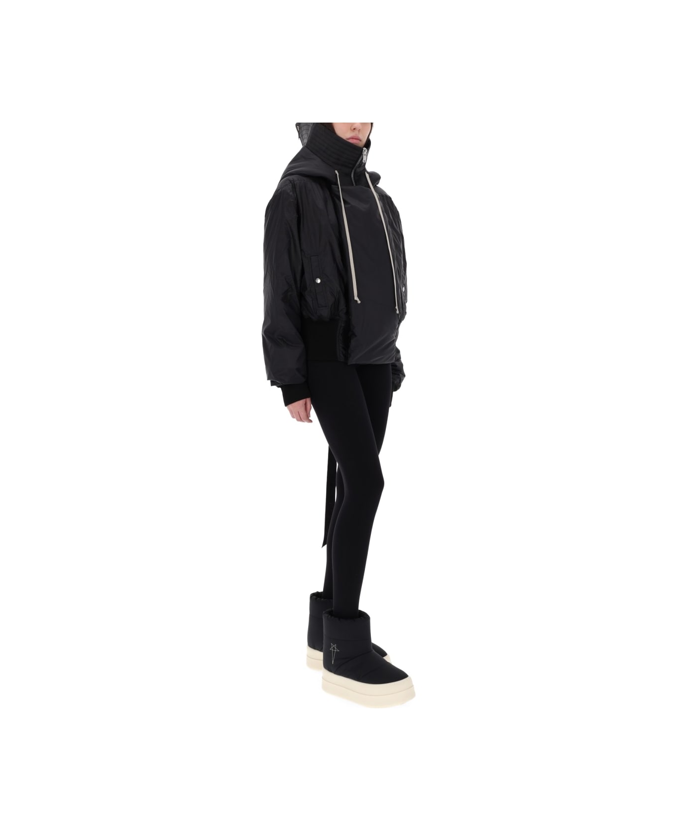 DRKSHDW Bomber Jacket "alice Parka" - BLACK
