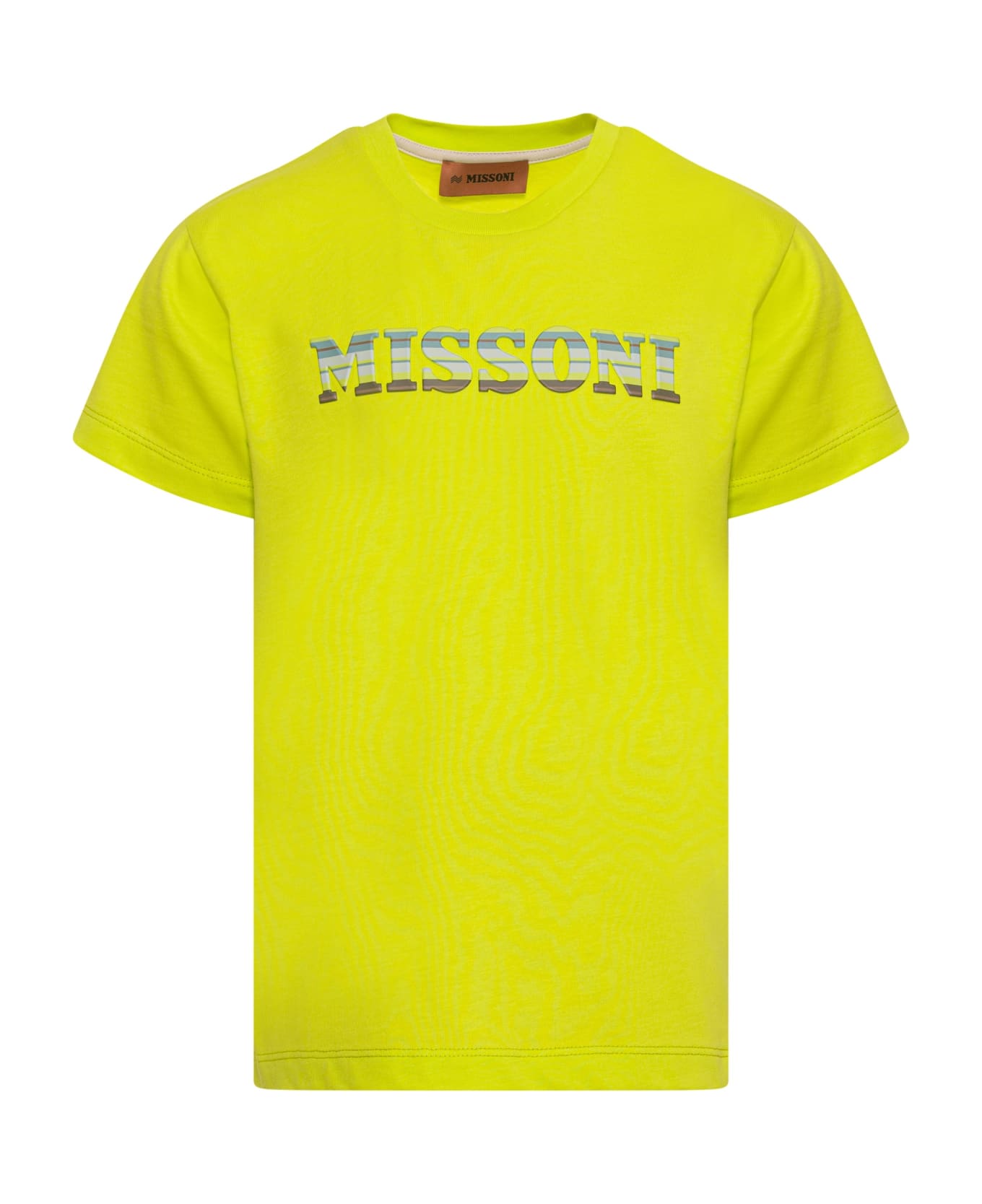 Missoni Kids T-shirt Con Stampa - Yellow