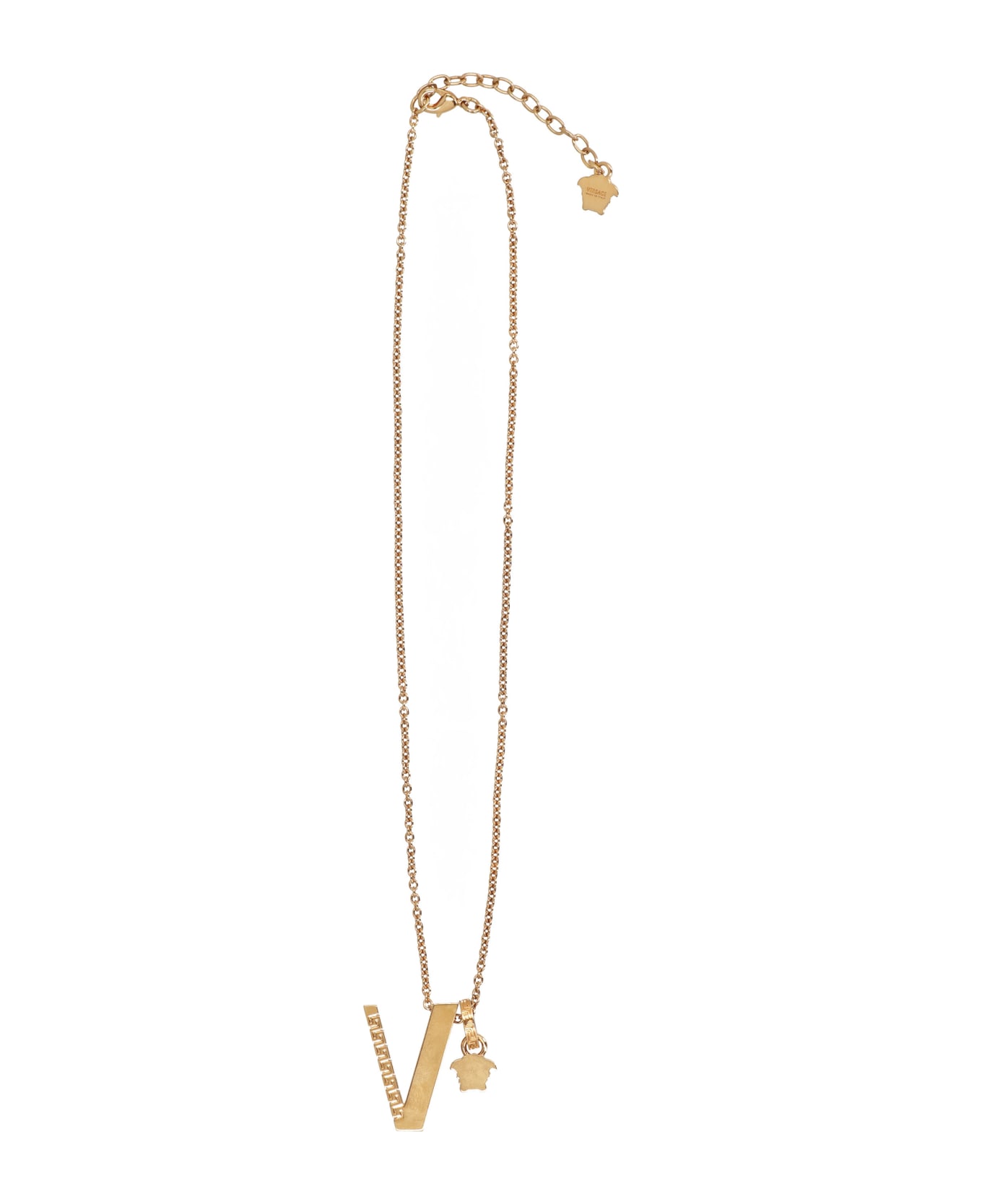 Versace Gold-tone Metal Necklace - Gold ネックレス