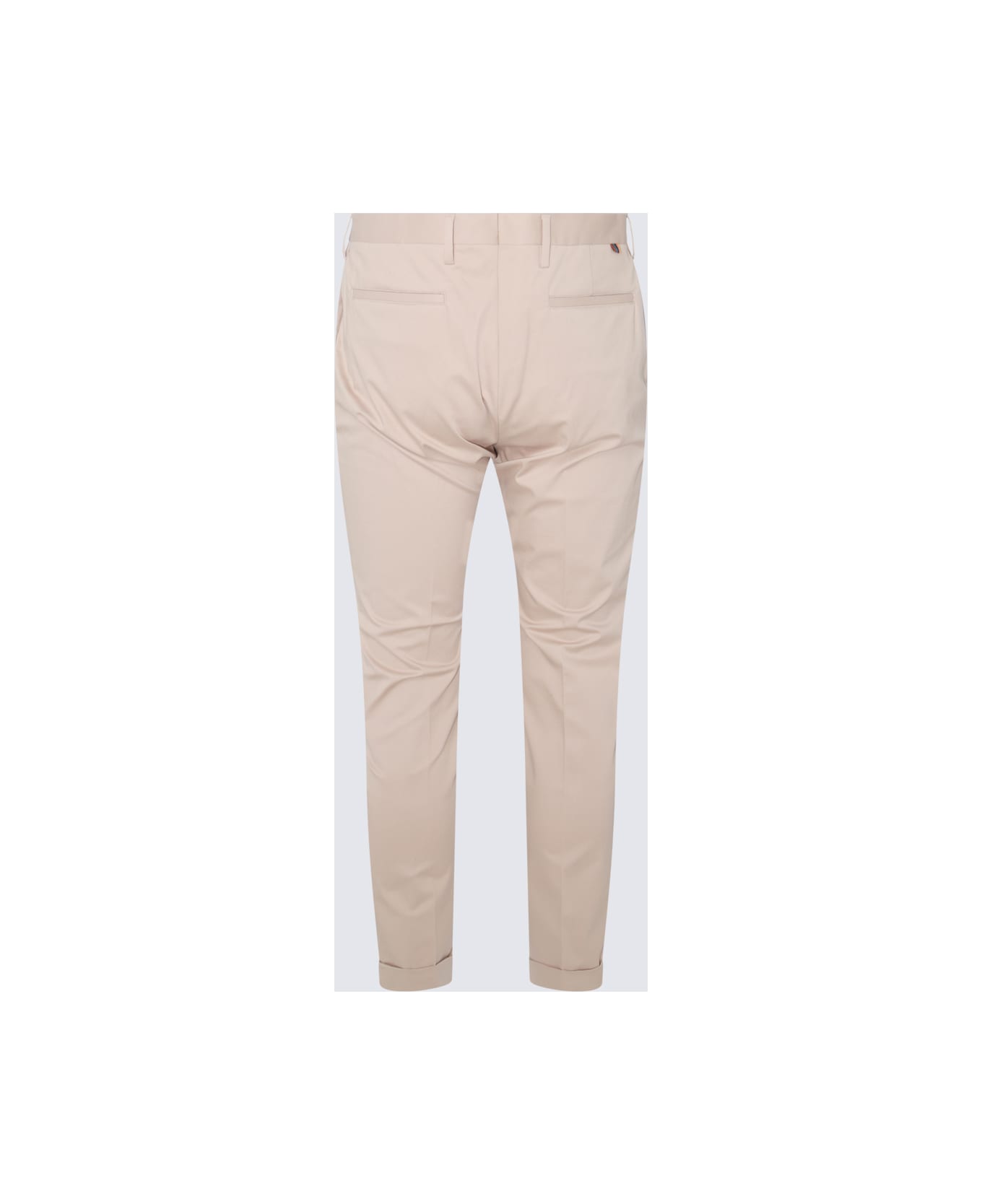 Paul Smith Beige Cotton Blend Trousers - Parc ボトムス