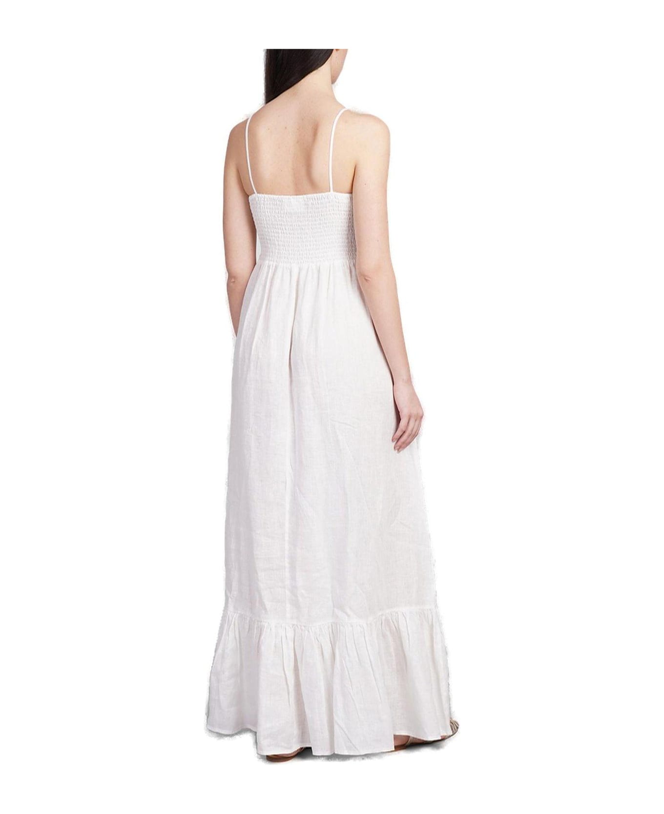 MC2 Saint Barth Jemma Sleeveless Maxi Dress - White