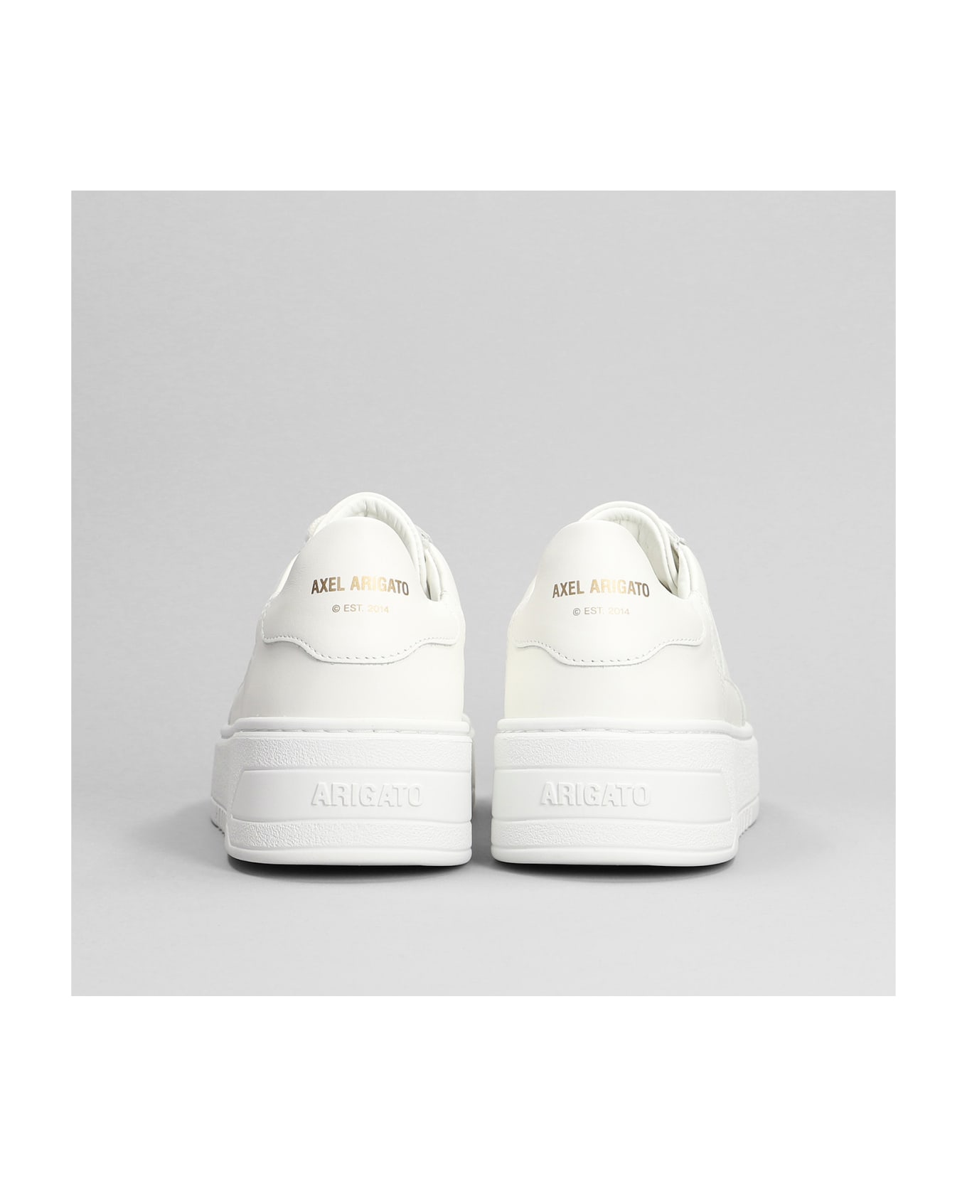 Axel Arigato Orbit Vintage Sneakers In White Leather - white