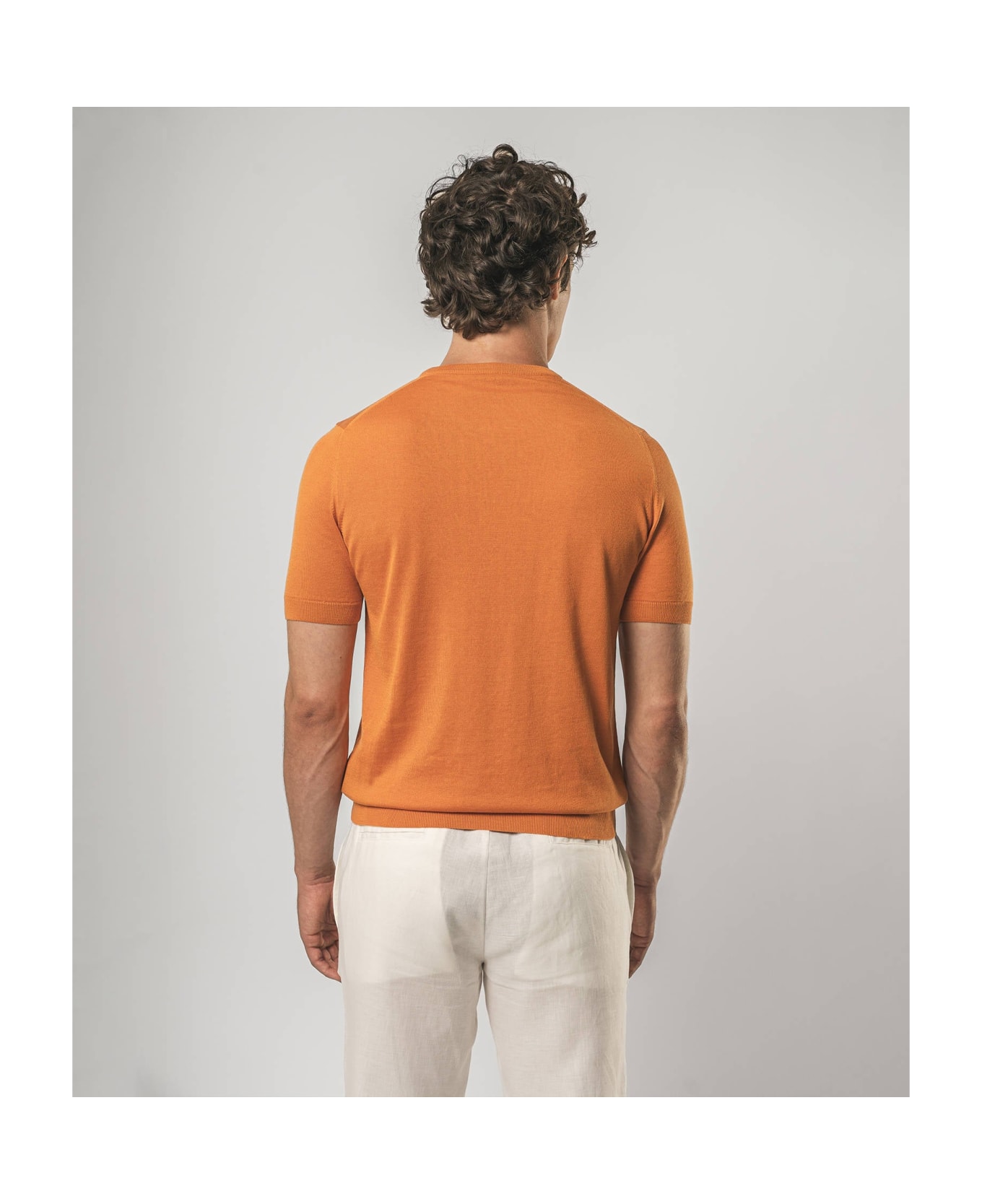 Larusmiani Roquebrune Crewneck Sweater - Orange