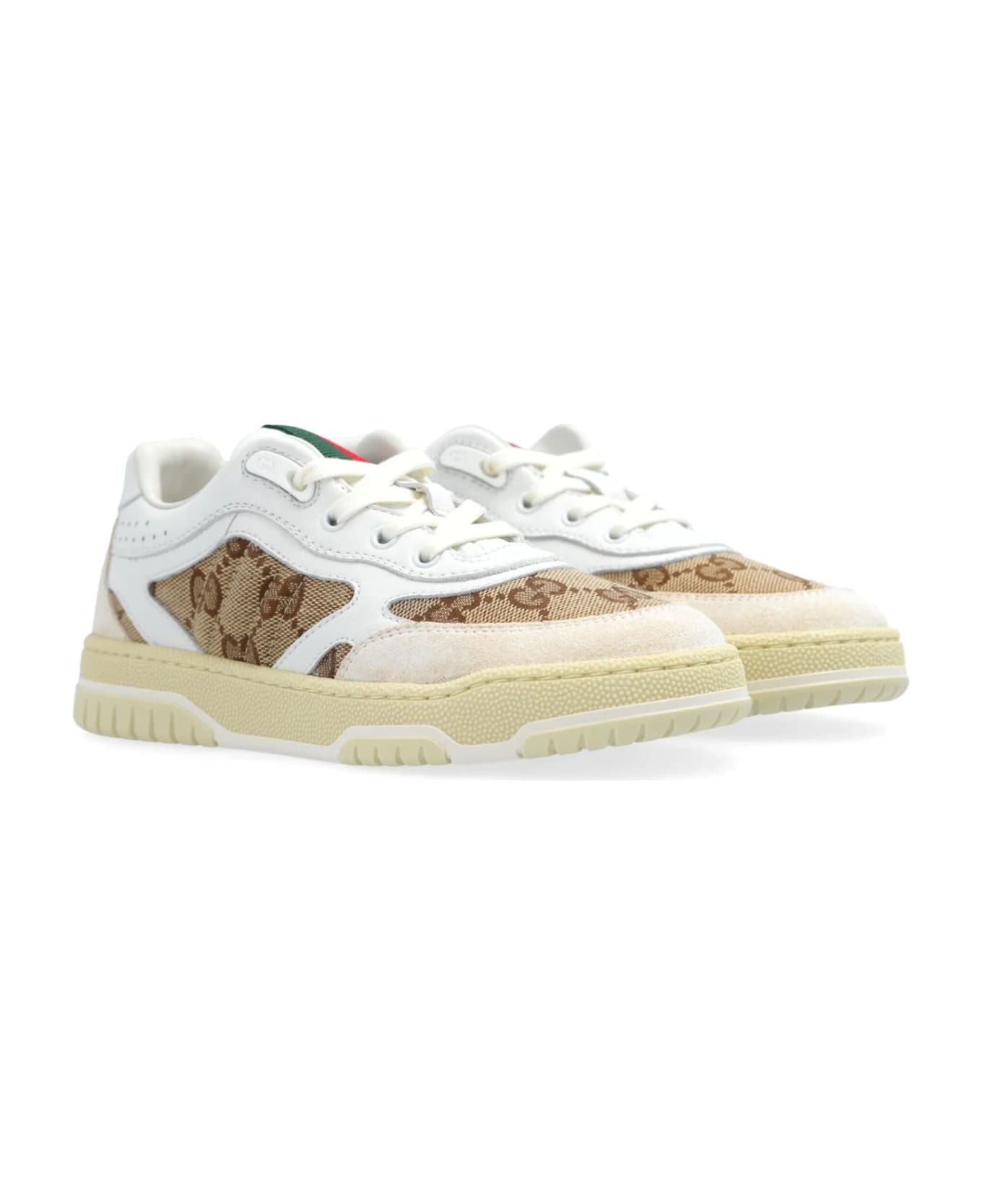 Gucci Kids Sneakers White - White