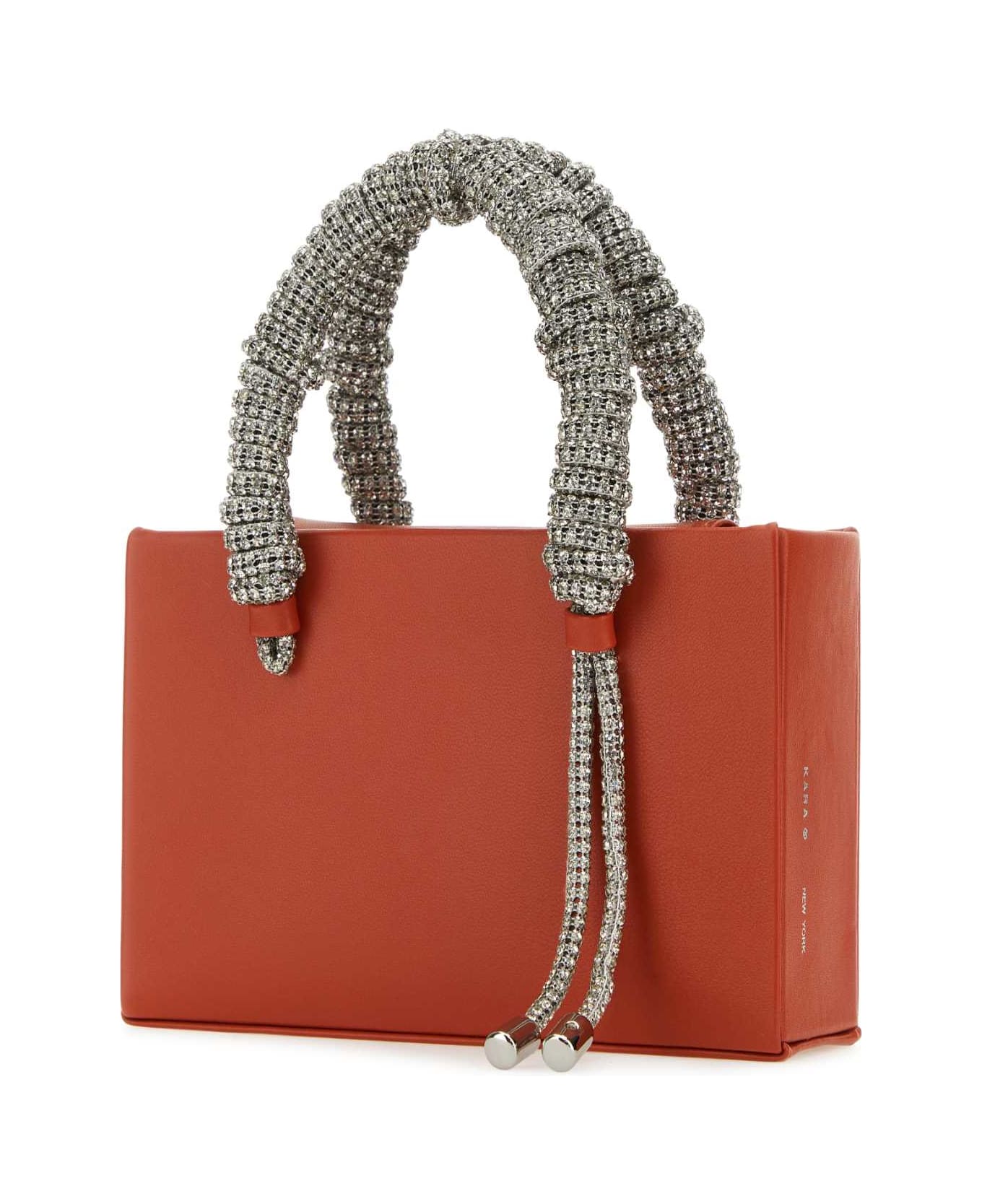 Kara Brick Nappa Leather Handbag - Multicolor トートバッグ