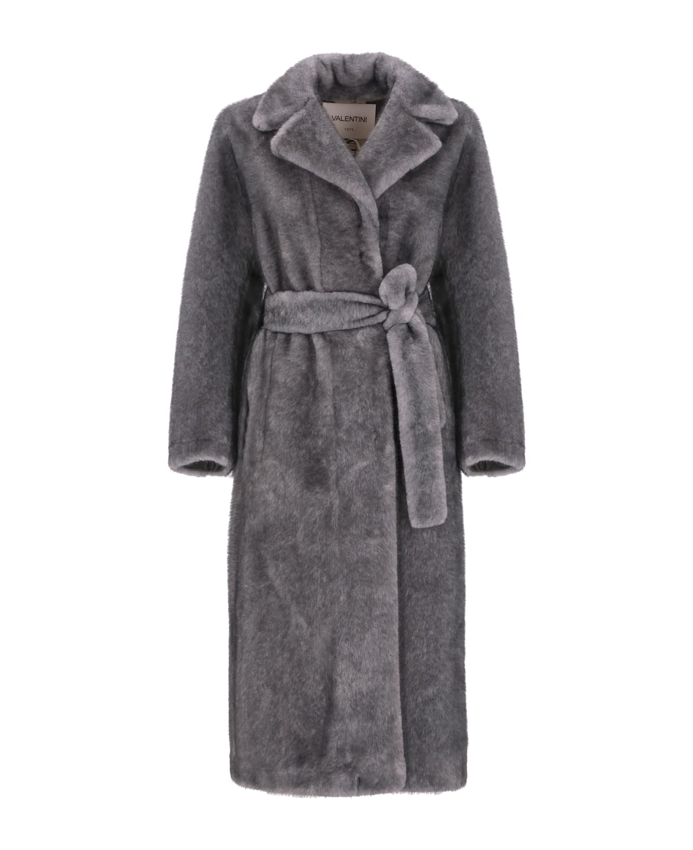 Valentini 1972 Synth Fur Coat - Grey