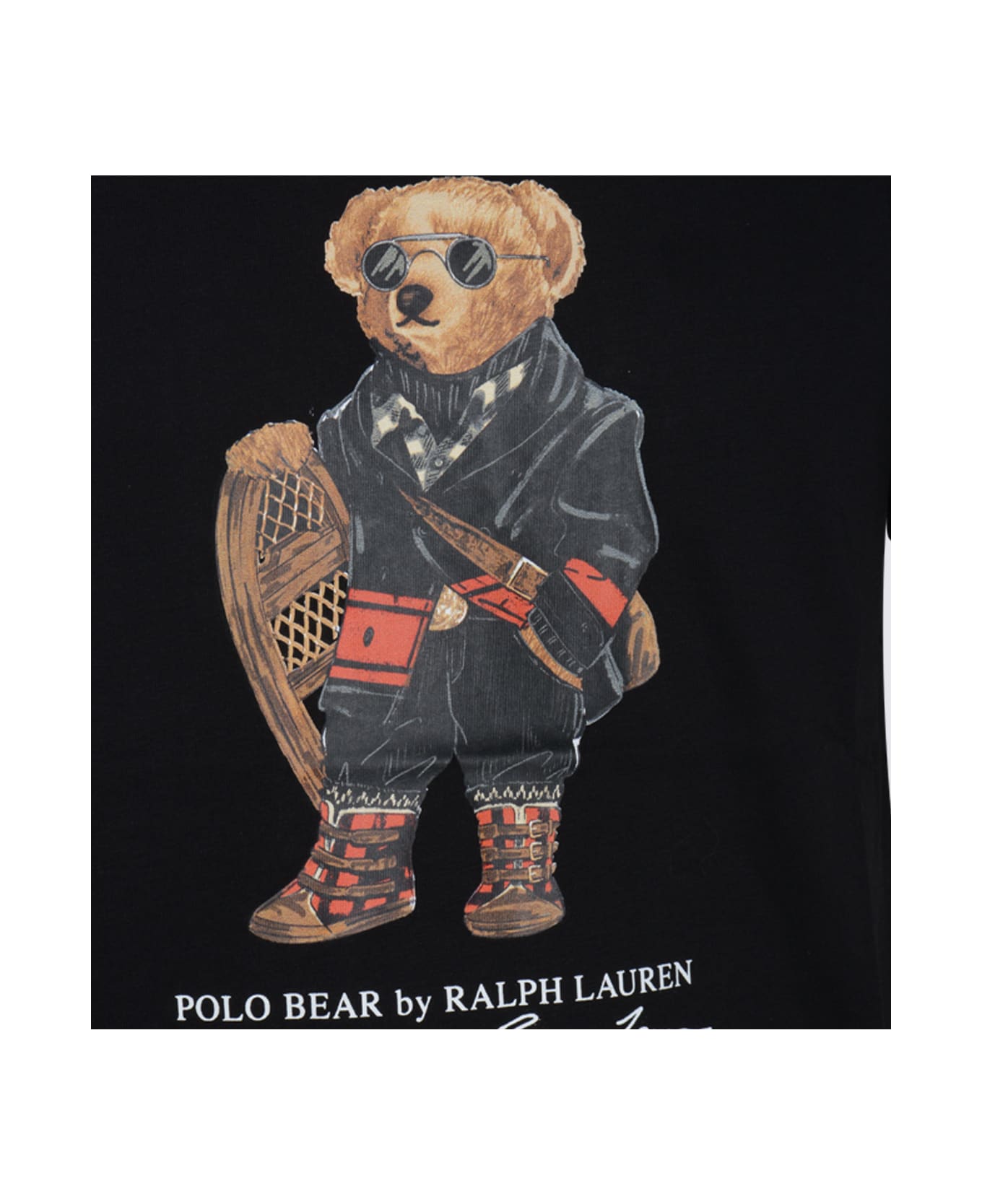 Polo Ralph Lauren Black Cotton T-shirt - Black